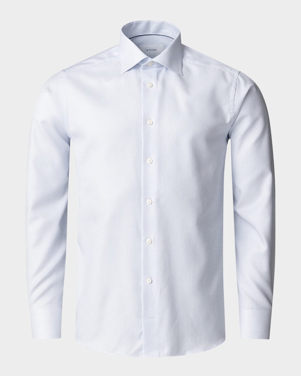 Men's Signature Herringbone Dobby Contemporary-Fit Dress Shirt