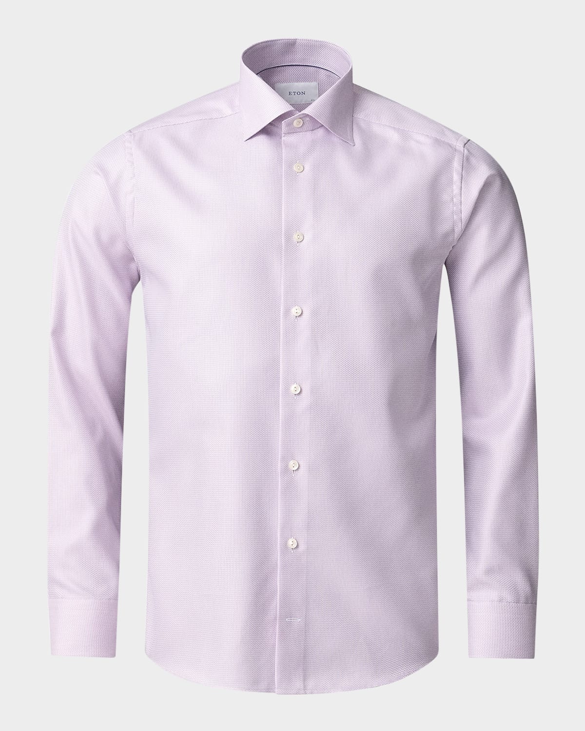 Men's Signature Herringbone Dobby Contemporary-Fit Dress Shirt