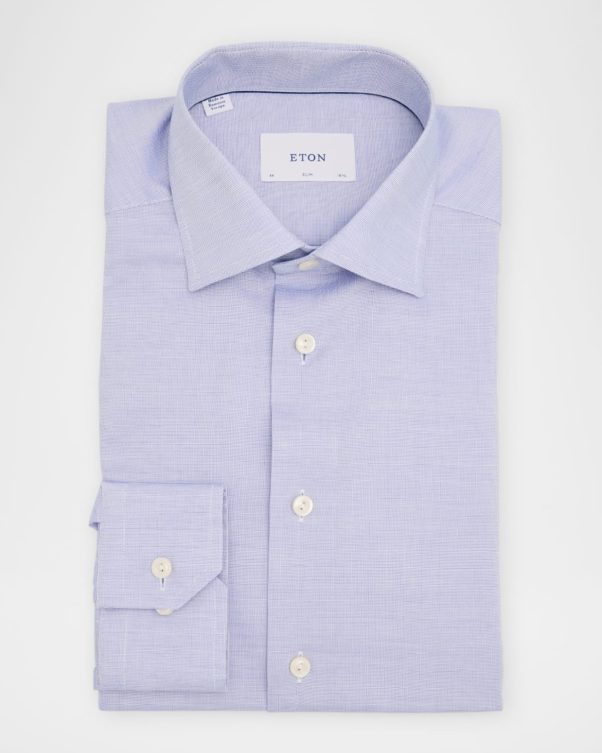 Men's Signature Oxford Basketweave Slim-Fit Sport Shirt