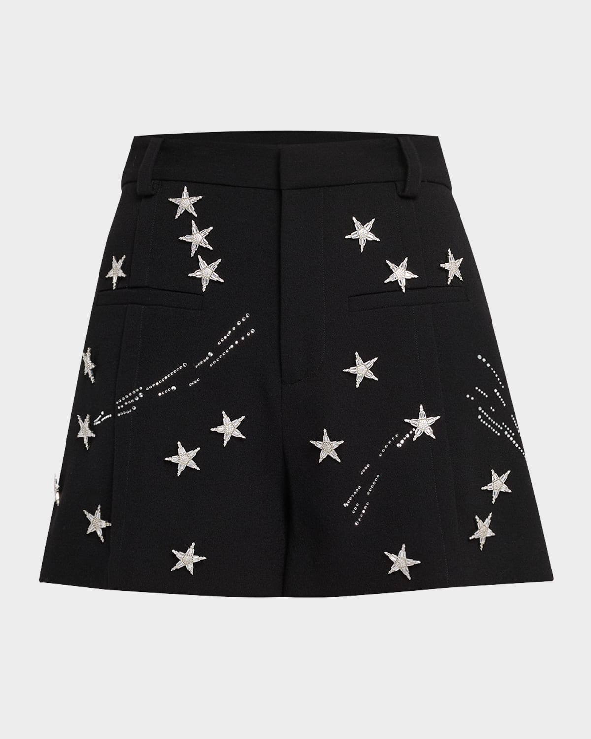 Libertine Shooting Stars Embellished High-rise Shorts