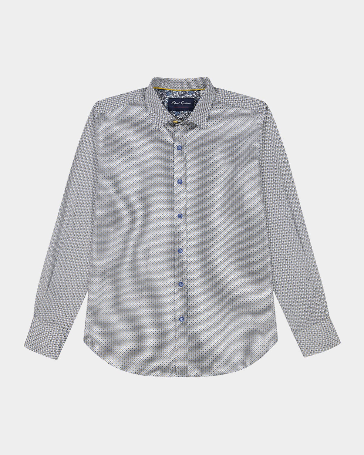Robert Graham Men's Caveda Micro-geometric Stretch Sport Shirt In Multi