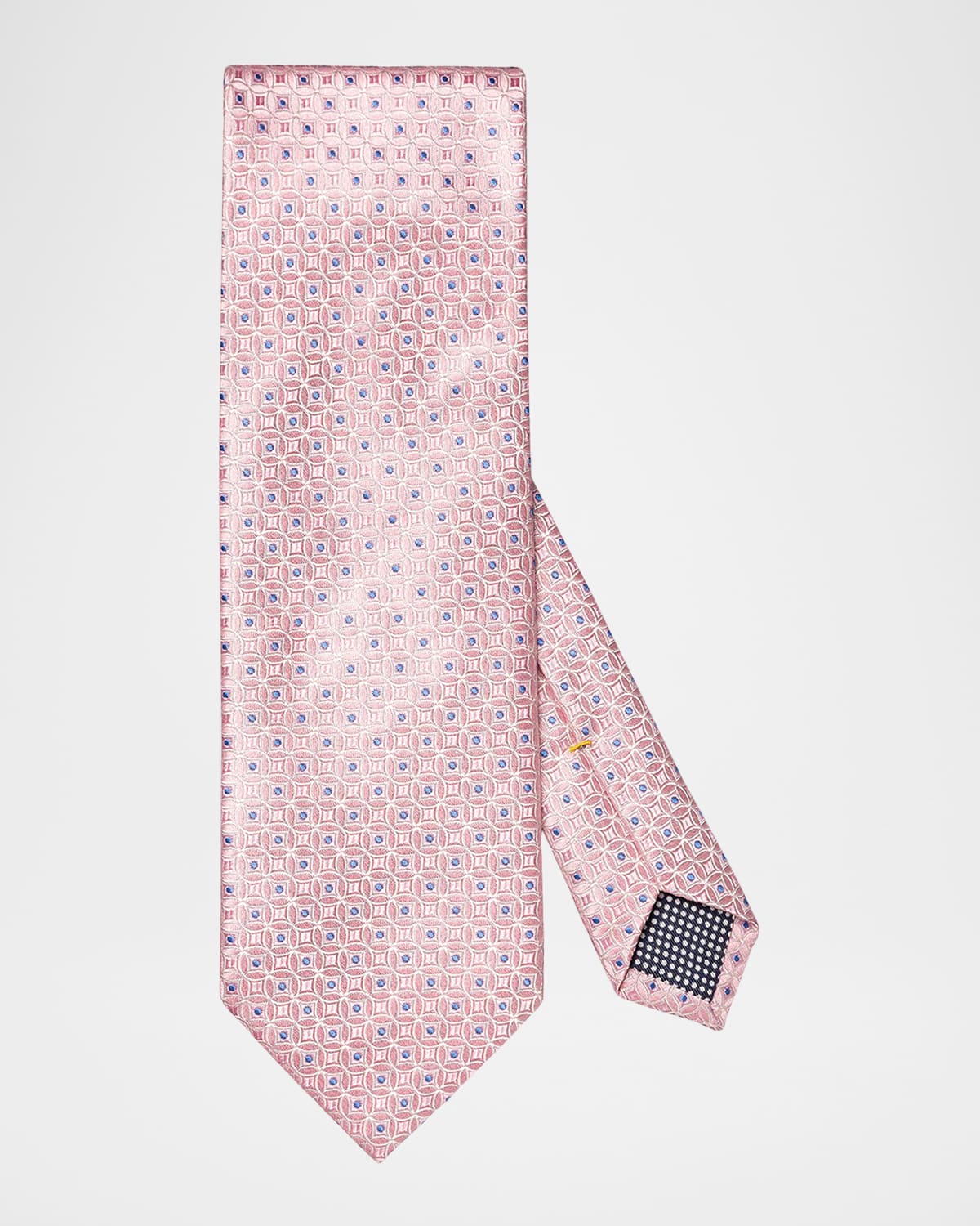 Men's Geometric Circle Silk Tie