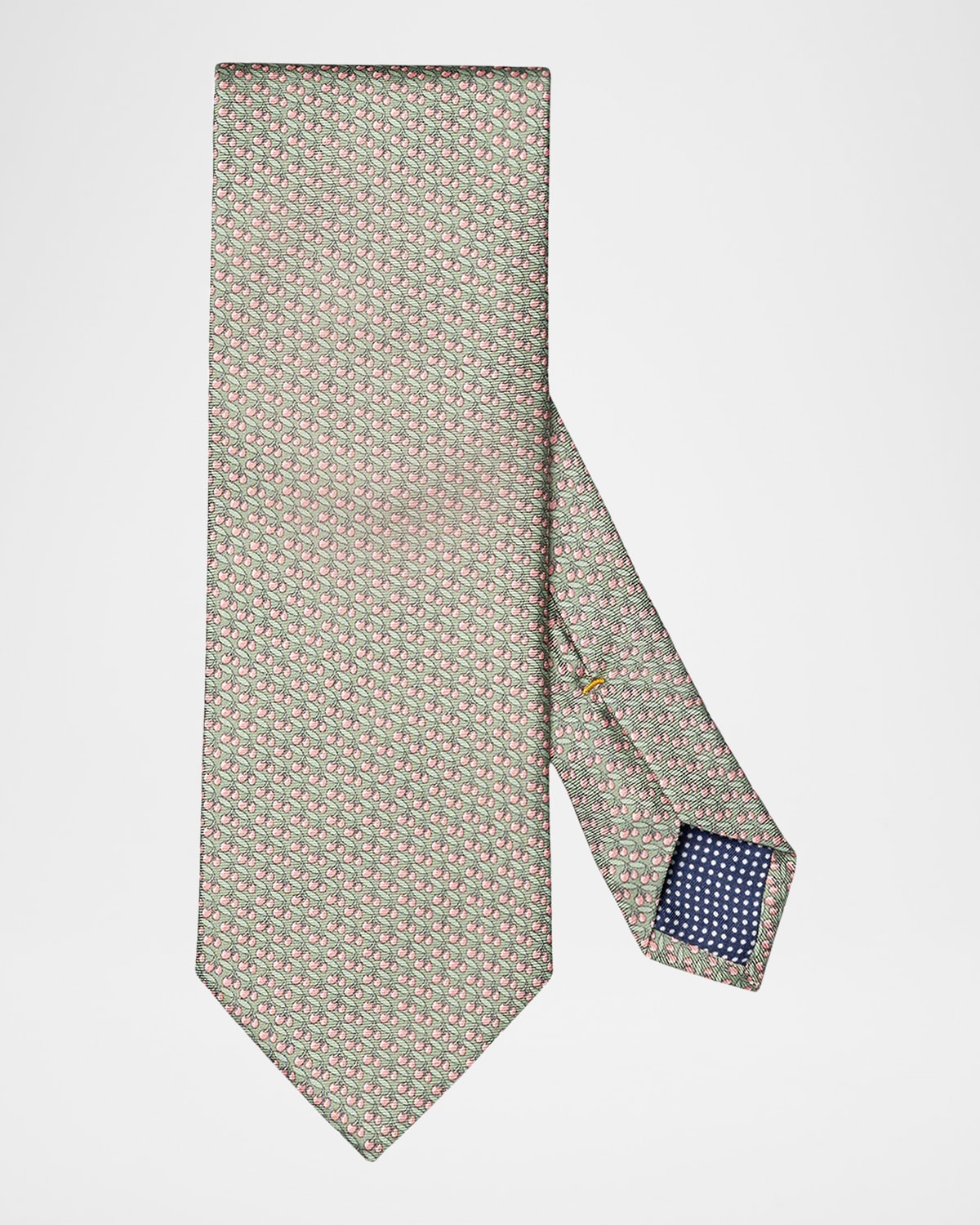Men's Micro-Cherry Silk Tie