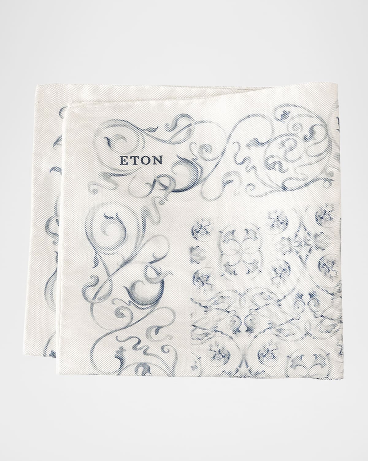 Men's Floral Silk Pocket Square