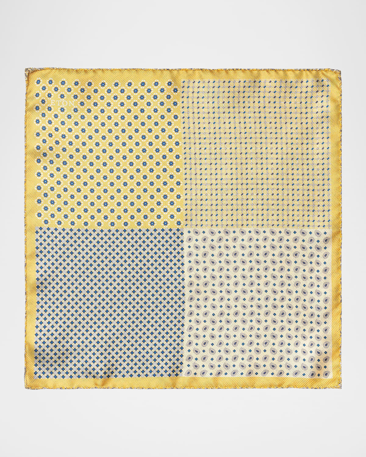 Men's Four-Sided Silk Pocket Square