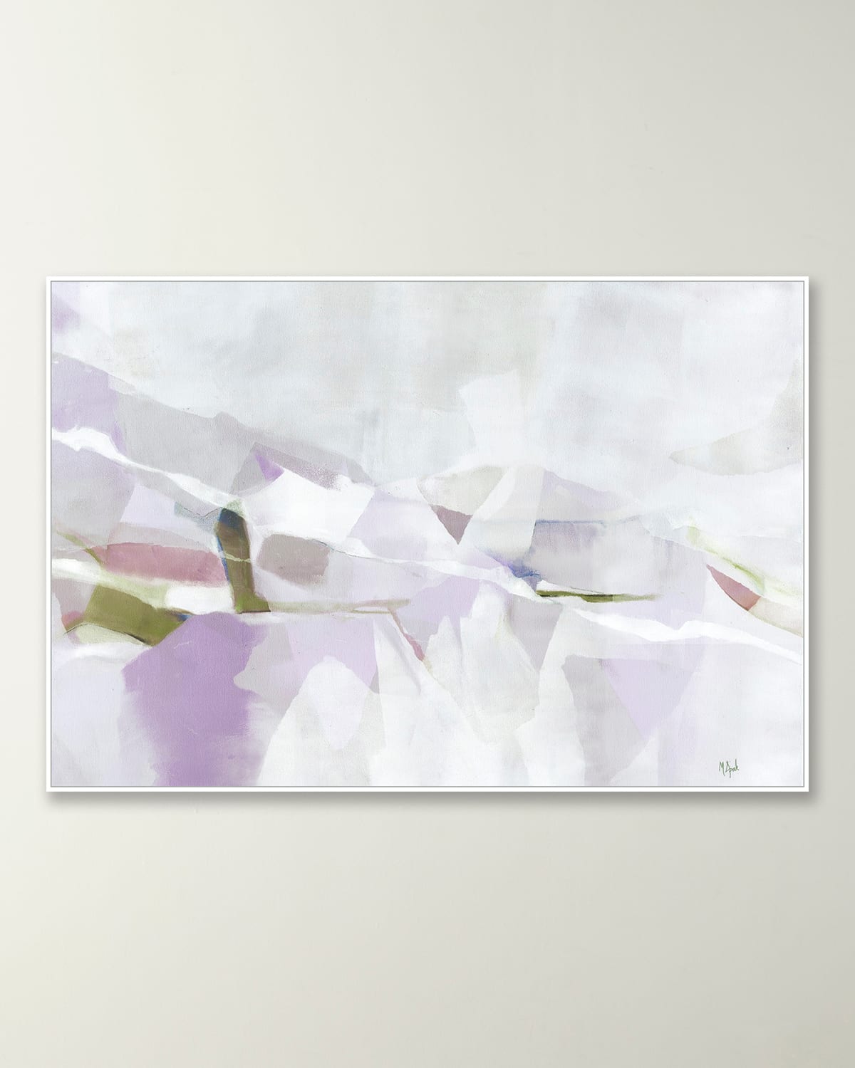 Wendover Art Group Lavendar Mist Framed Giclee In White/lavender