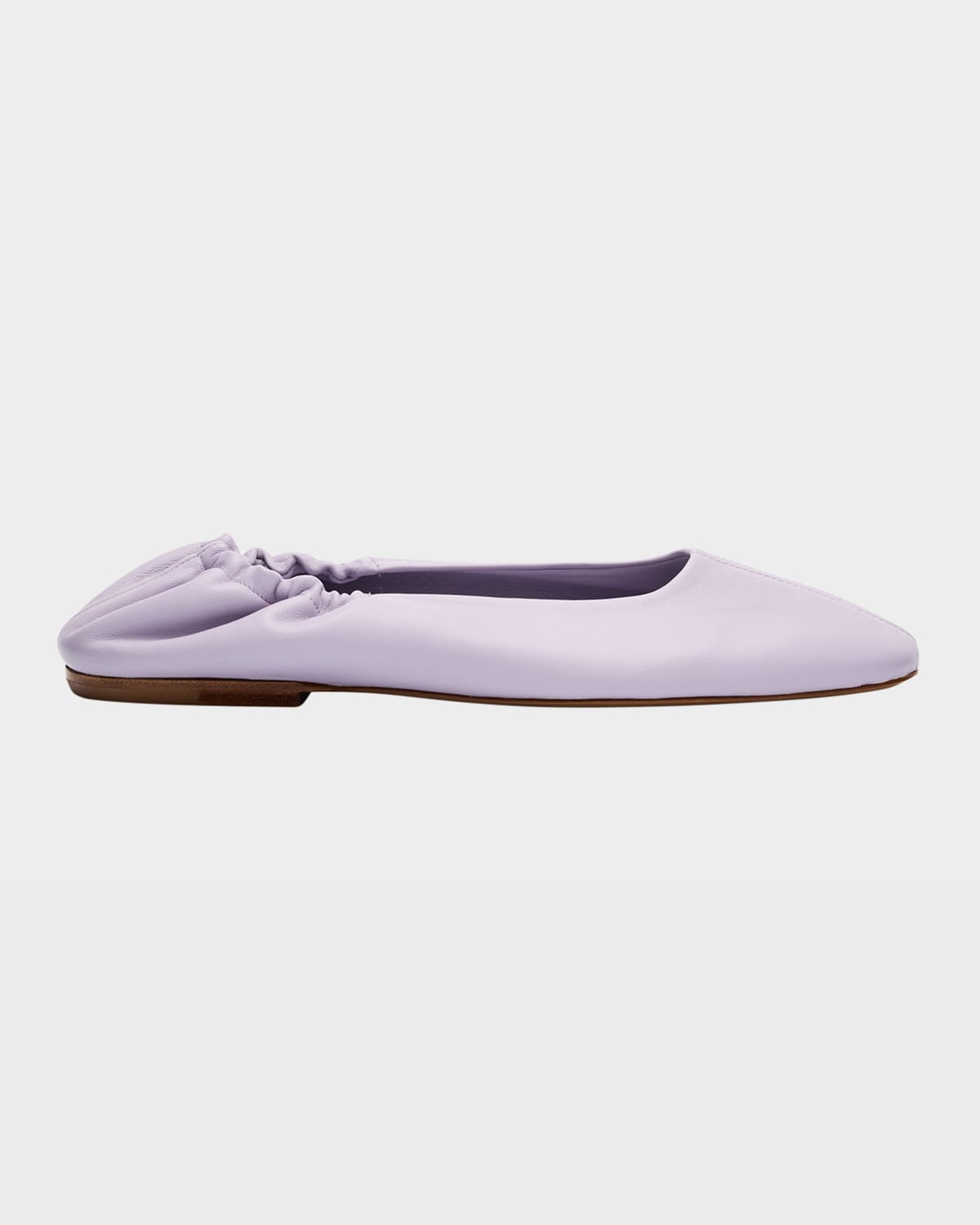 Dries Van Noten Glove Lambskin Leather Ballerina Flats In Purple