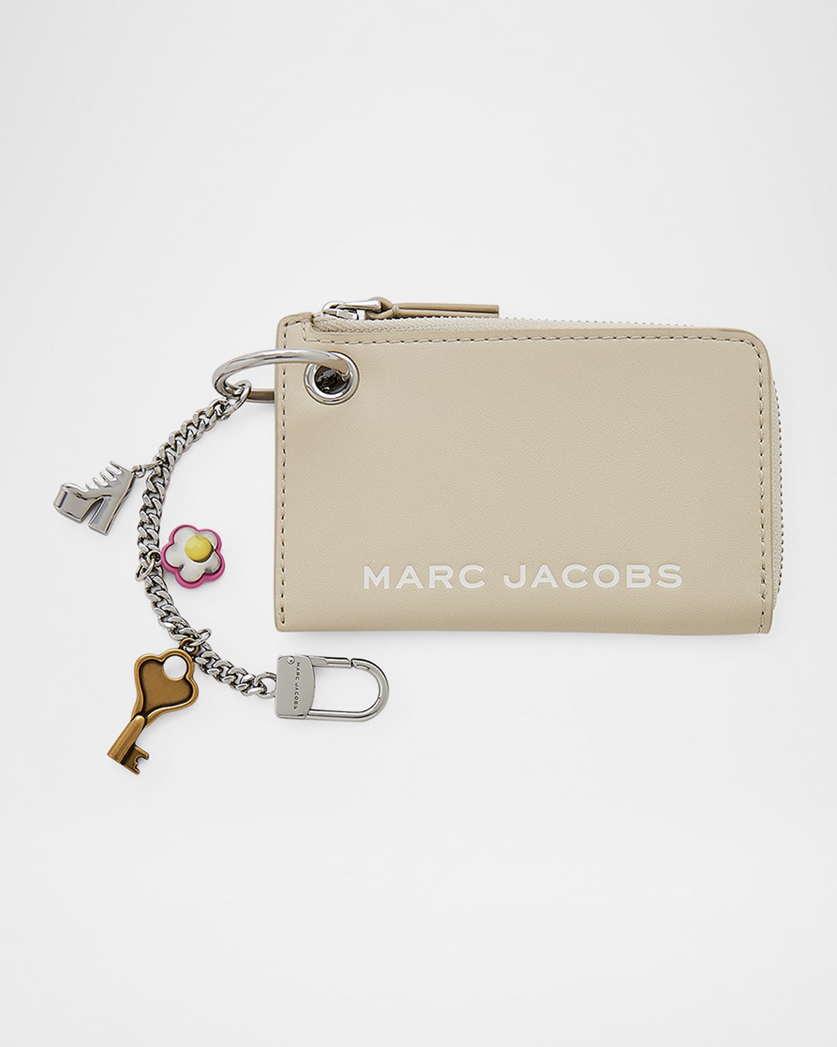 Marc Jacobs The Coin Charm Case In Cloud White
