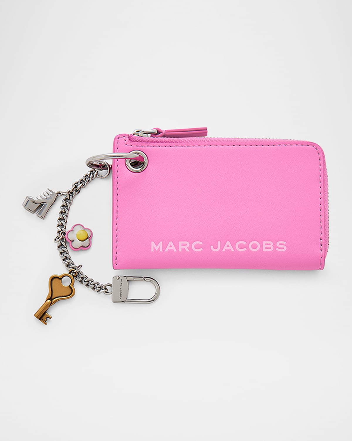 Marc Jacobs The Coin Charm Case In Bow Pink