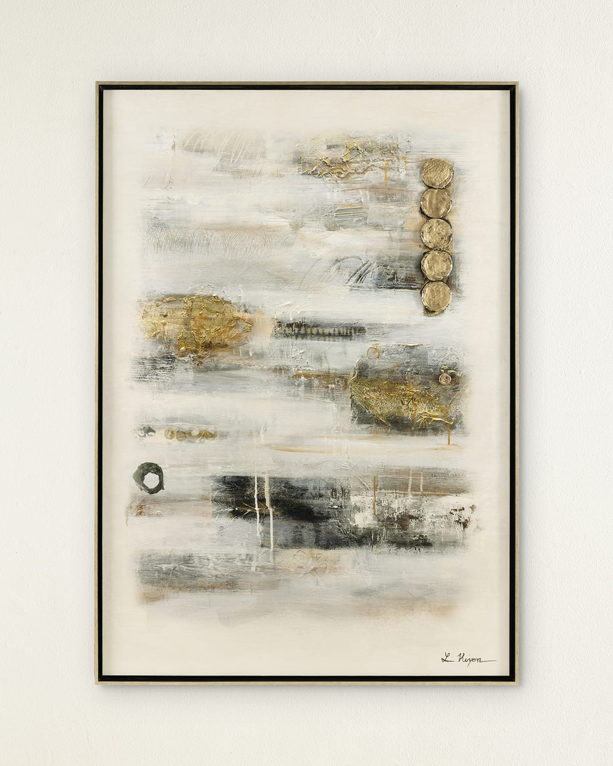 John-richard Collection Palais Royale Framed Giclee By Lauren Hixon In Grey