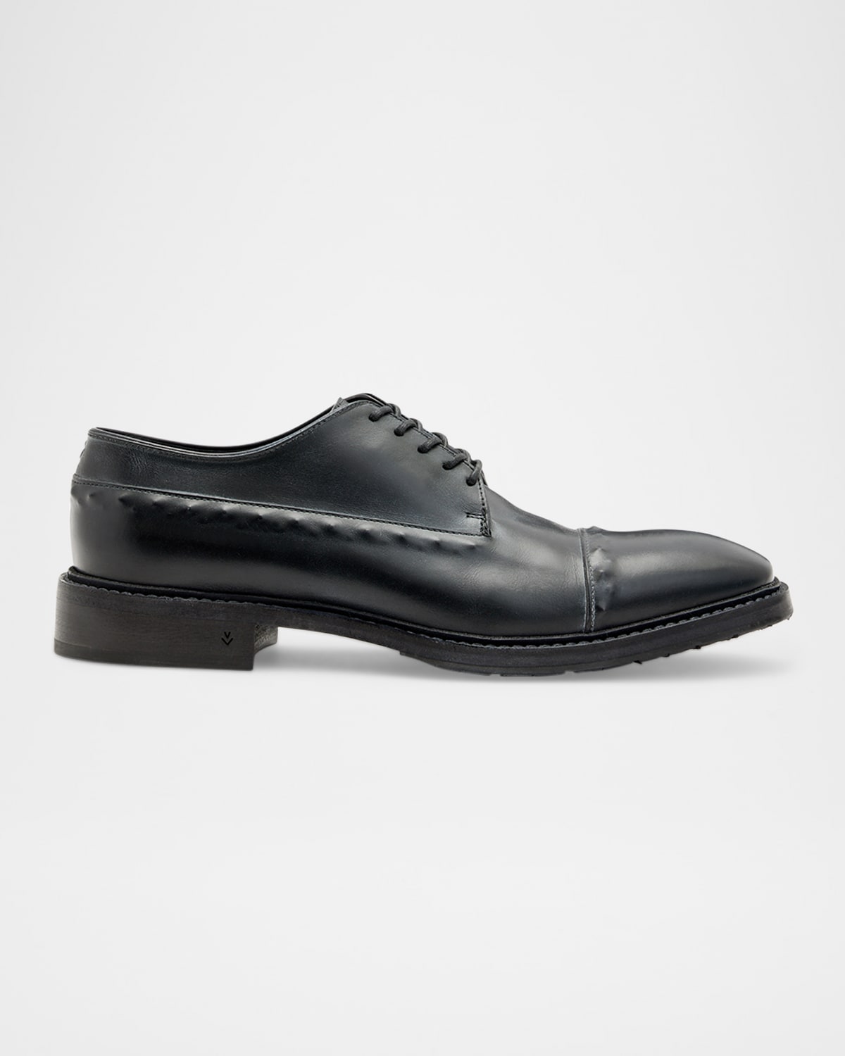 John Varvatos Men's Fleetwood Ghost Stud Leather Oxfords In Black