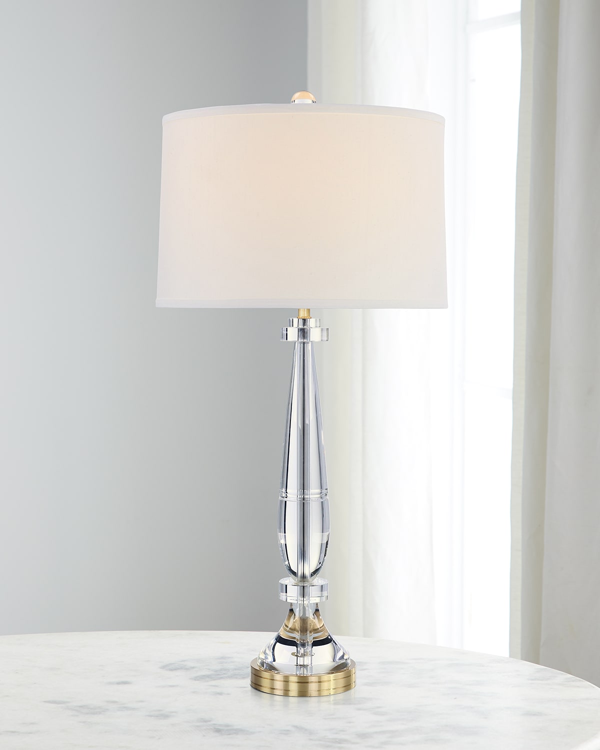 John-richard Collection Grazia Table Lamp In Clear