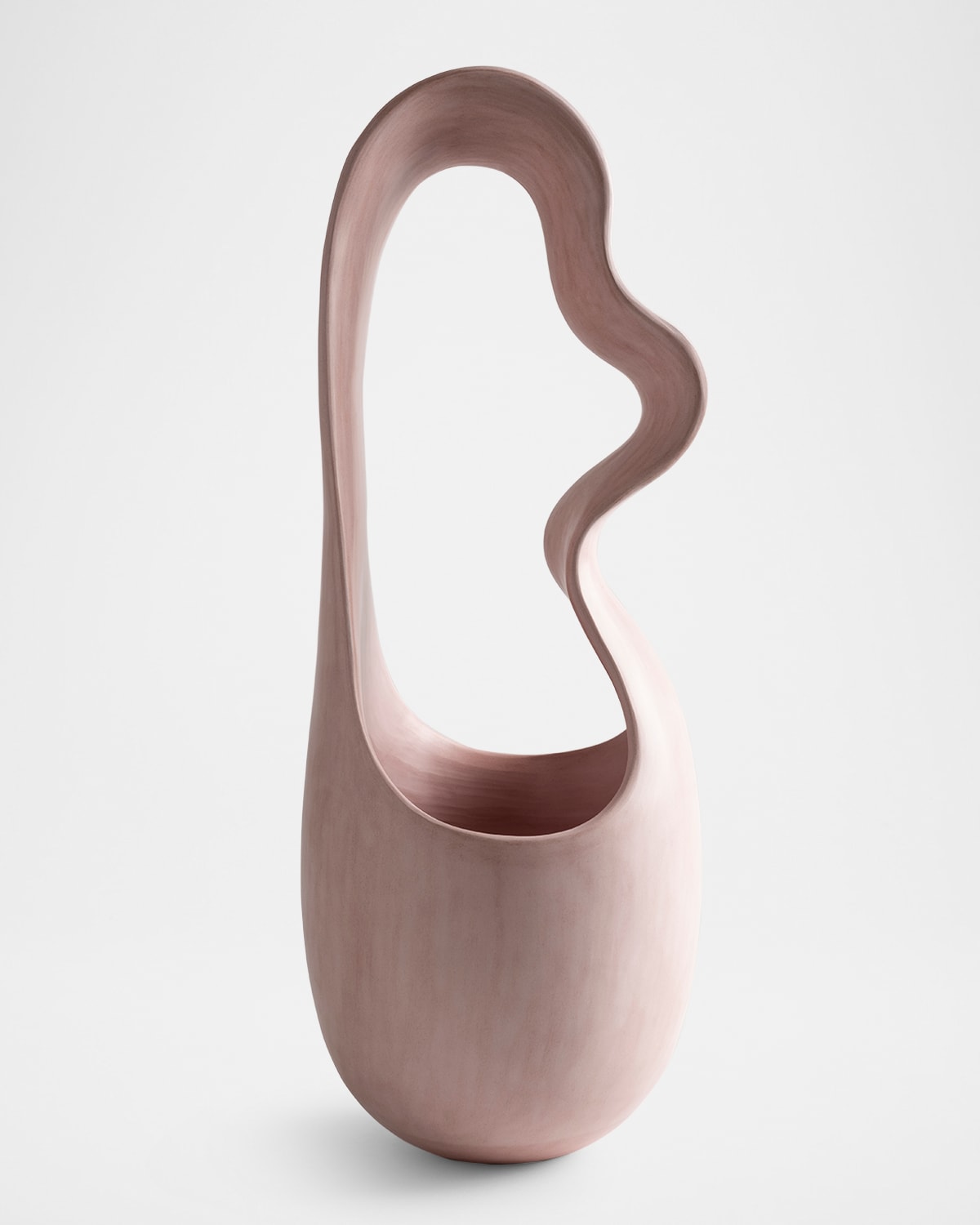 Tina Vlassopulos Ribbon Sculpture In Coral