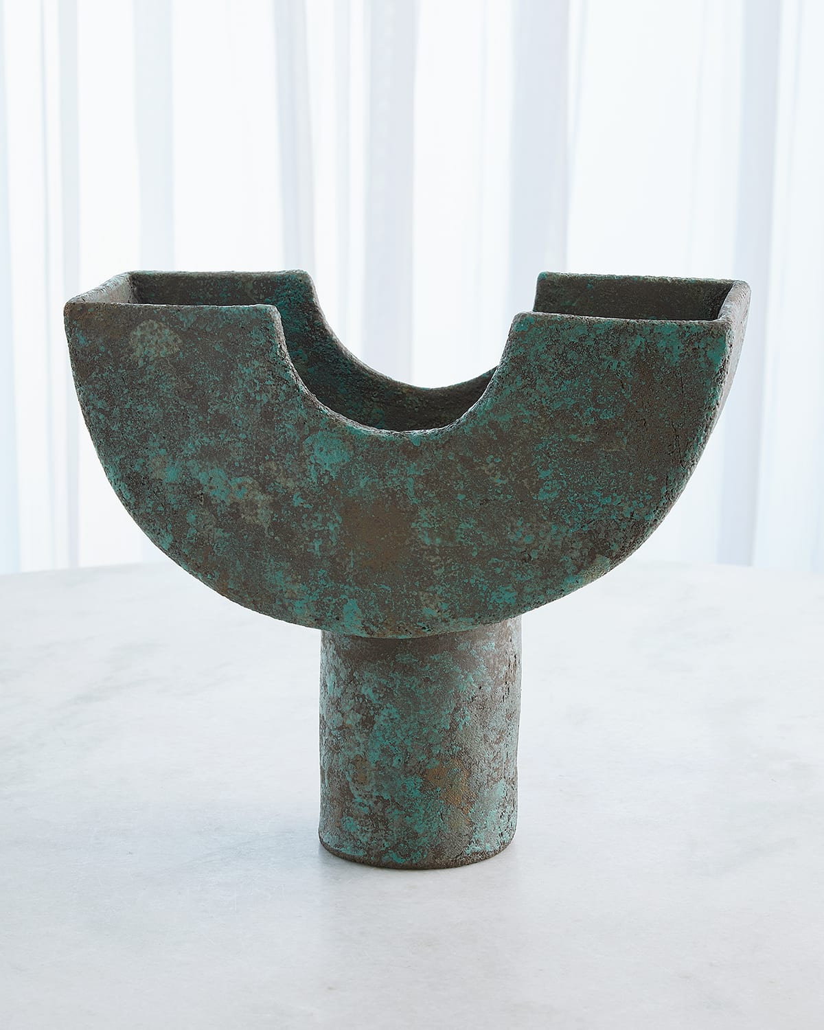 Global Views Anillo Bowl In Green
