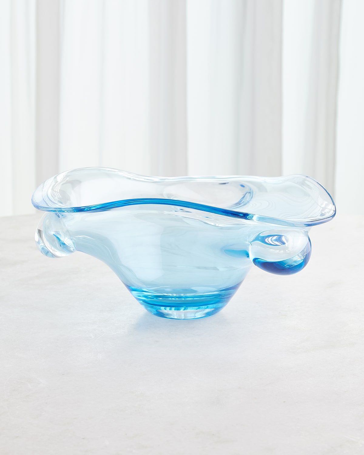 Global Views Triple Bubble Bowl In Blue