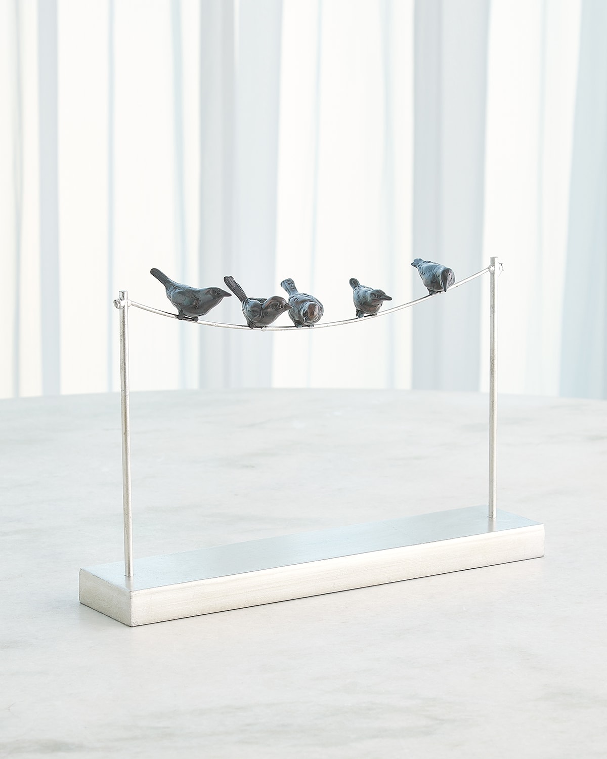Global Views Strombus Sculpture In Silver