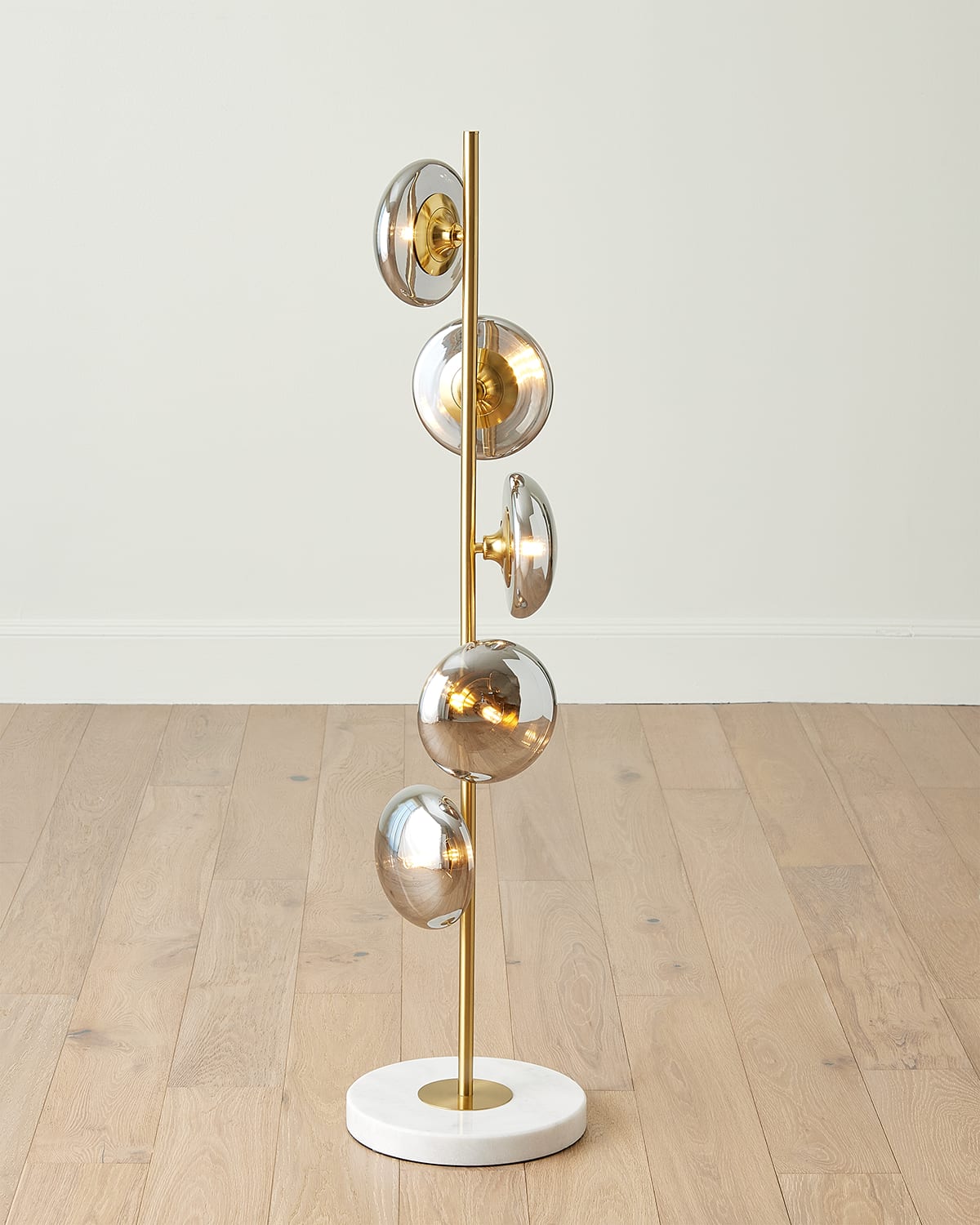 Global Views Stellar 36" Floor Lamp In Clear
