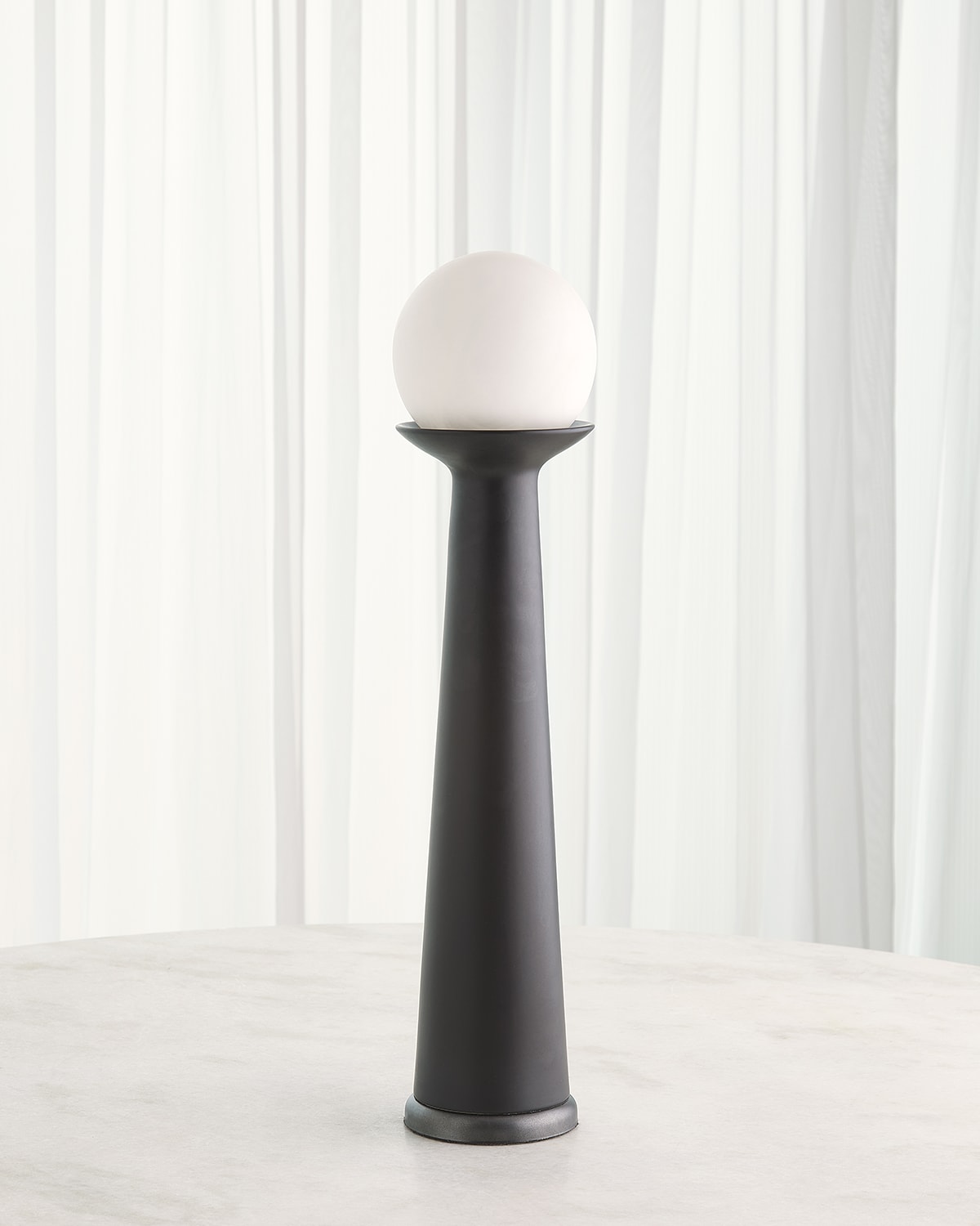 Global Views Tower 26" Lamp In Black