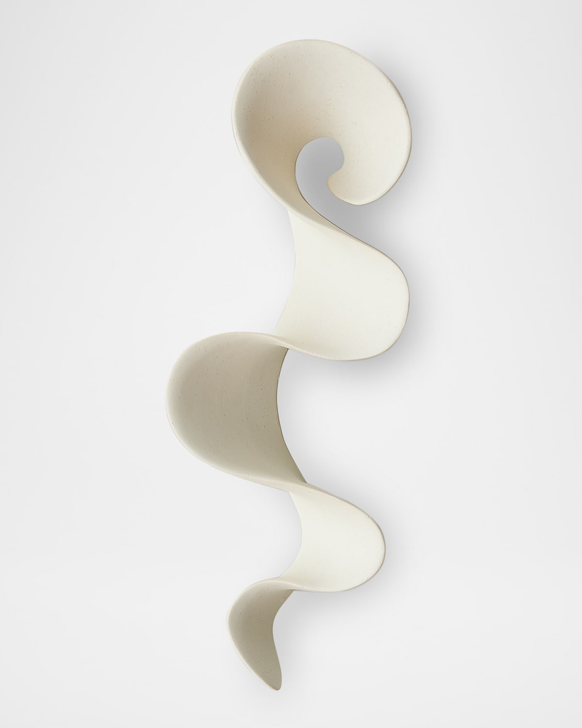 Global Views Tempest Wall Ribbon, Large In White