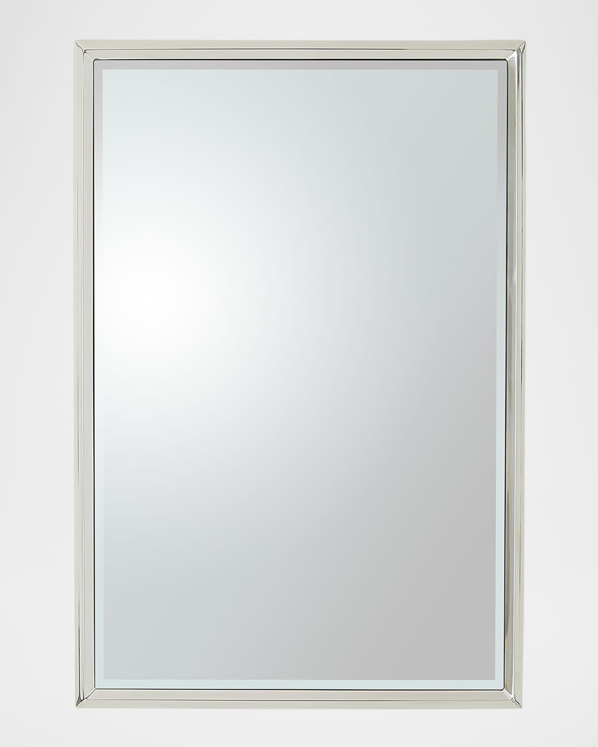 Global Views Reeves Small Wall Mirror In Silver