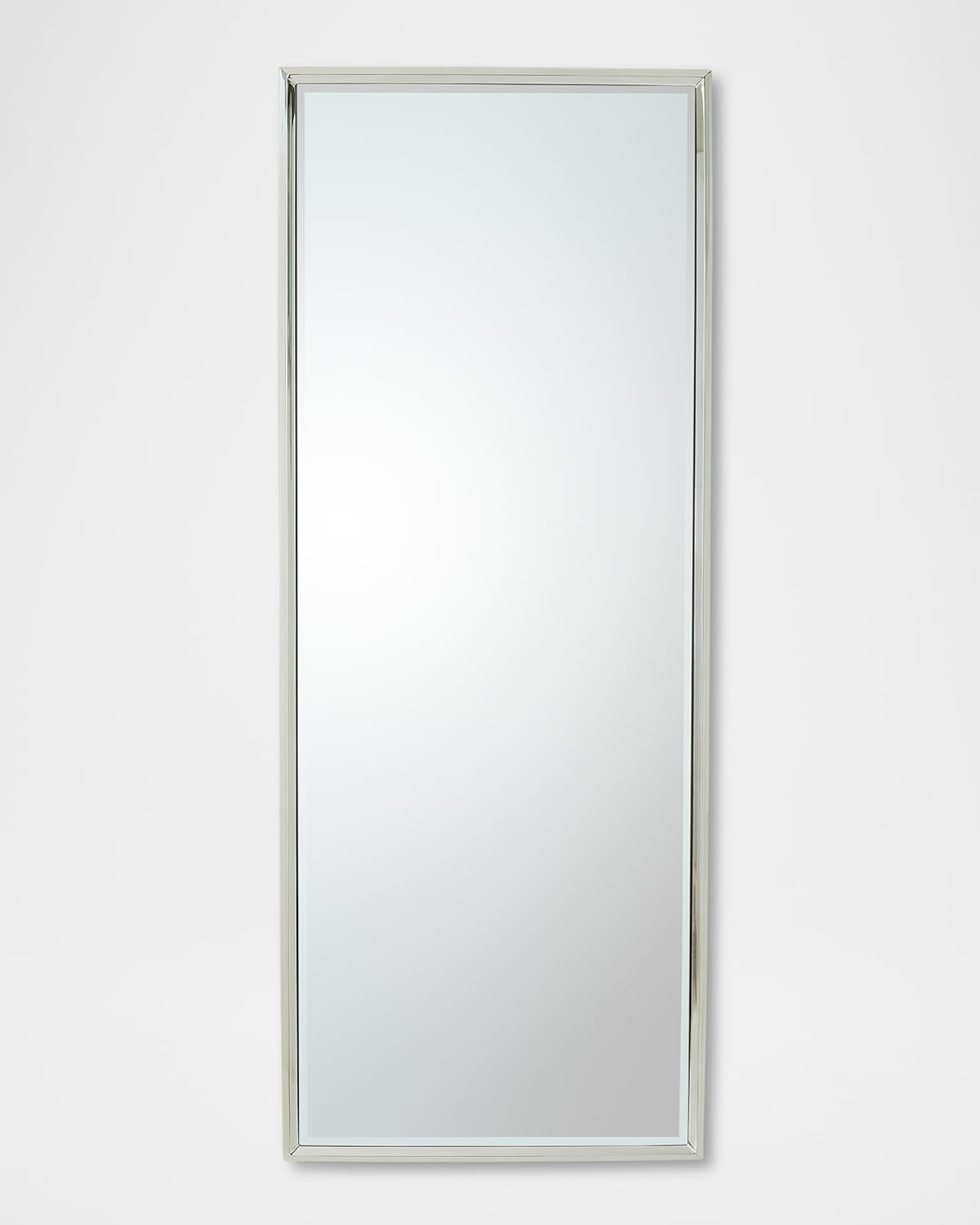 Global Views Reeves 80" Floor Mirror In Silver