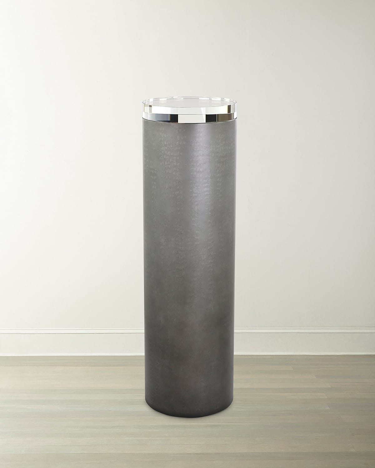 John-richard Collection Serpent Pedestal, Medium In Gray