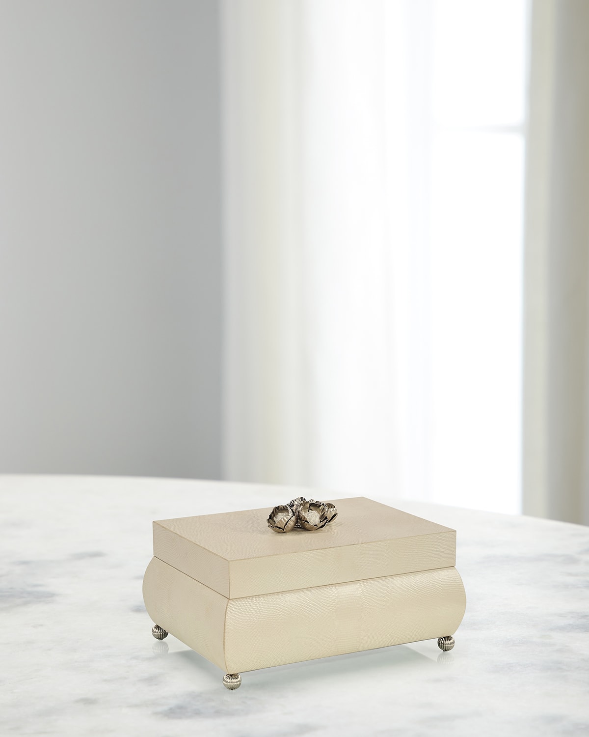 John-richard Collection Coquelicot Box In Neutral