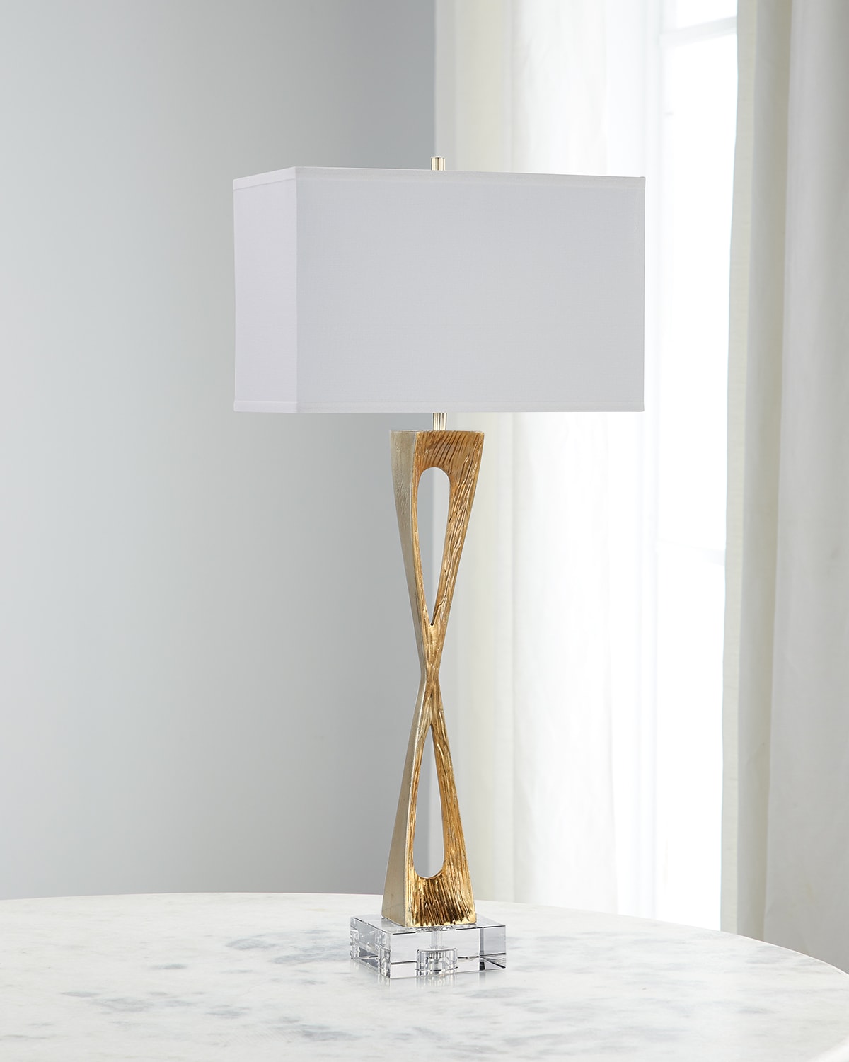 John-richard Collection Infini 36" Table Lamp In White