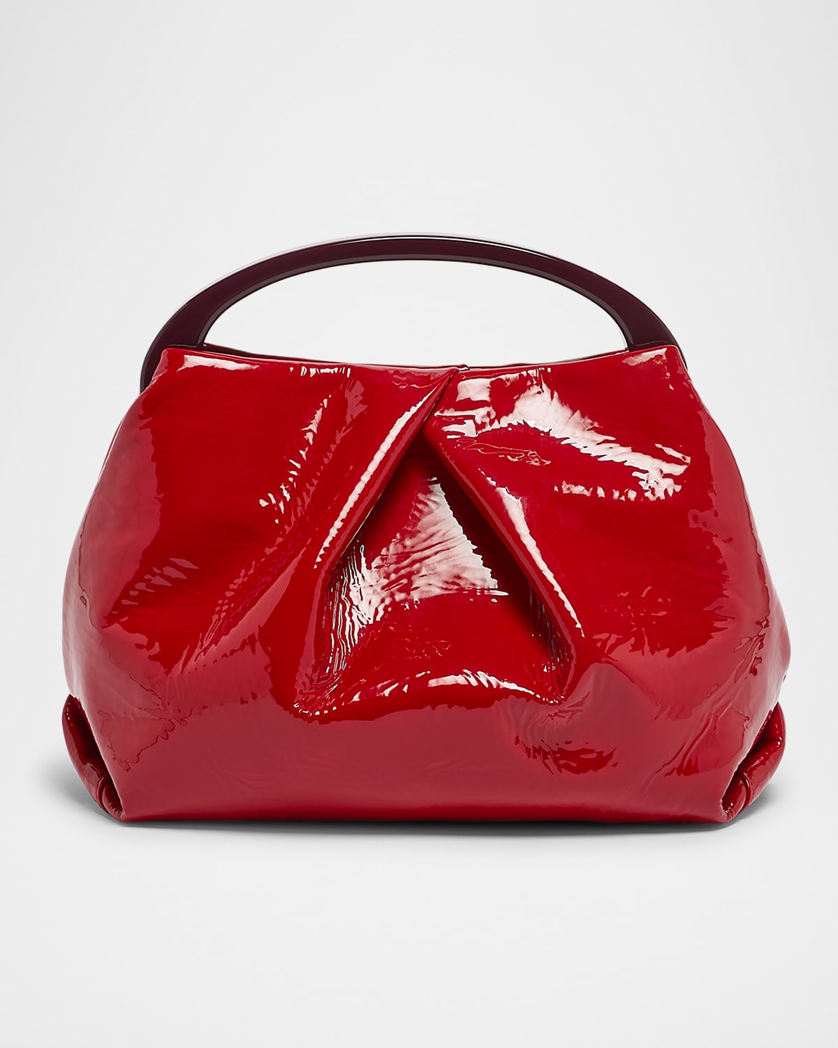 DRIES VAN NOTEN CRISP PATENT LEATHER CROSSBODY BAG 
