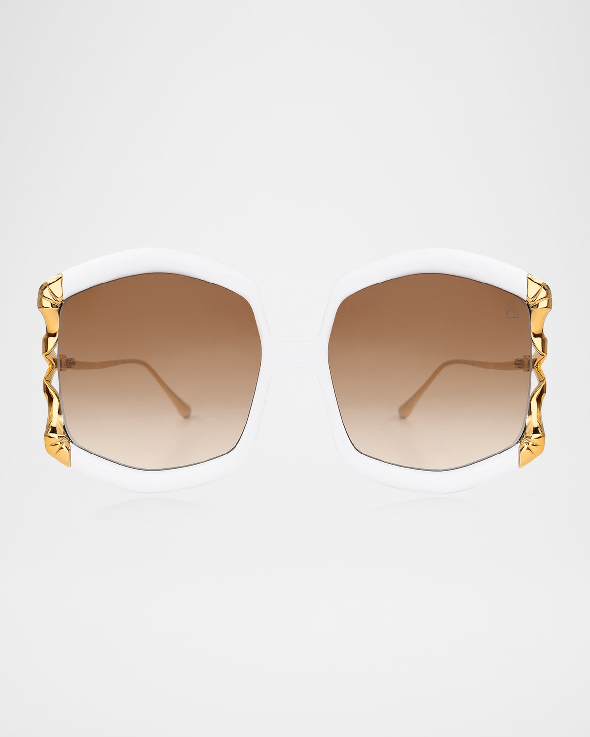 Anna-karin Karlsson La Vie En Rose Sunglasses In White