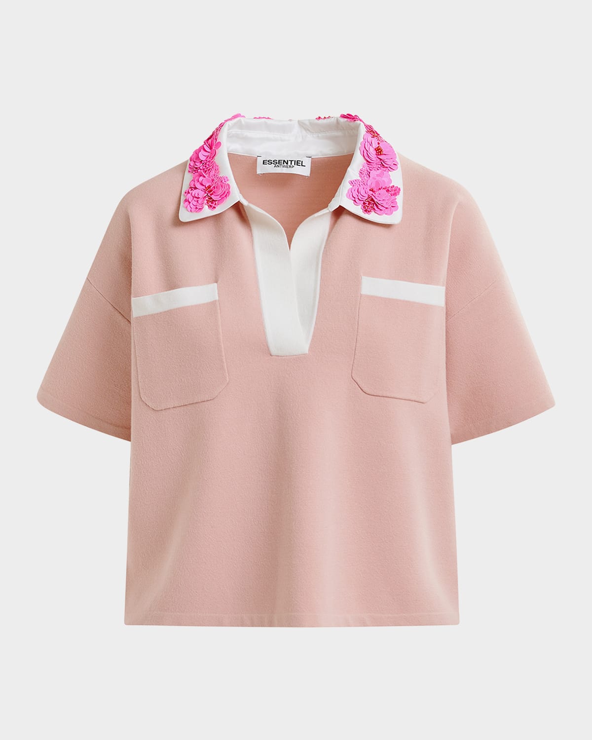 Hoiseau Embroidered Polo