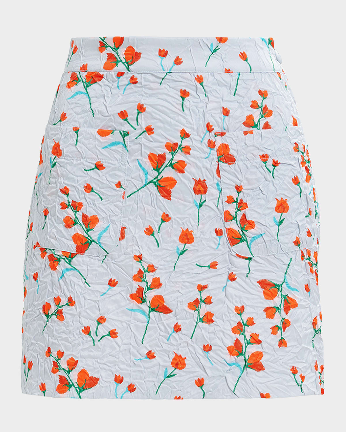 Husan Patch Pocket Mini Skirt