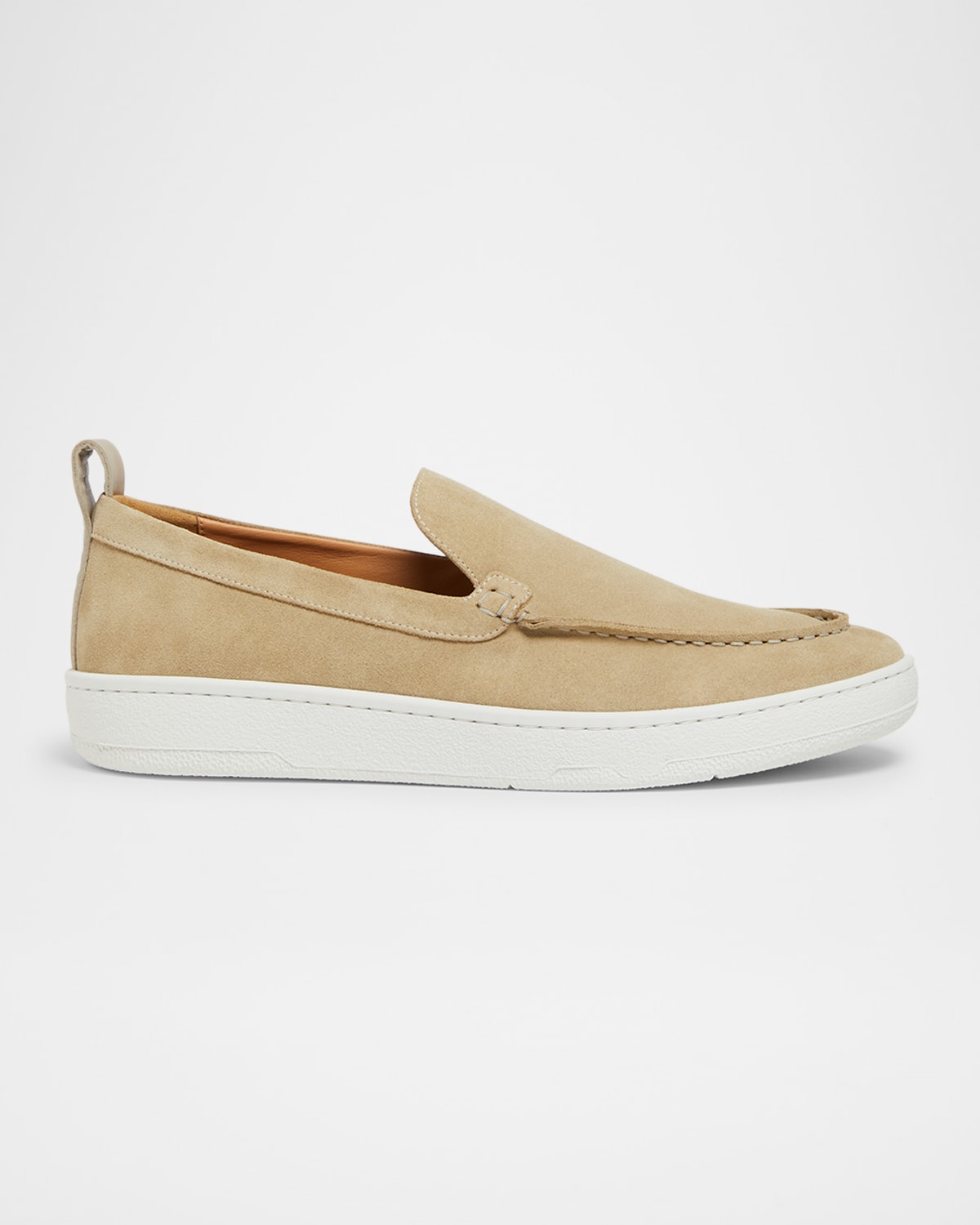 Men's Suede Rubber-Sole Loafers