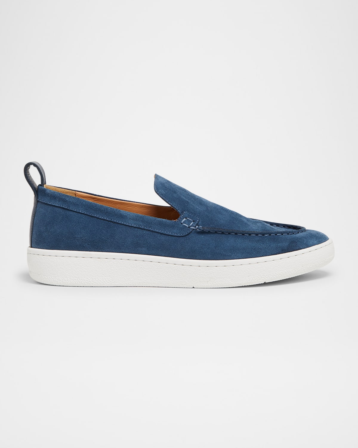 Men's Suede Rubber-Sole Loafers