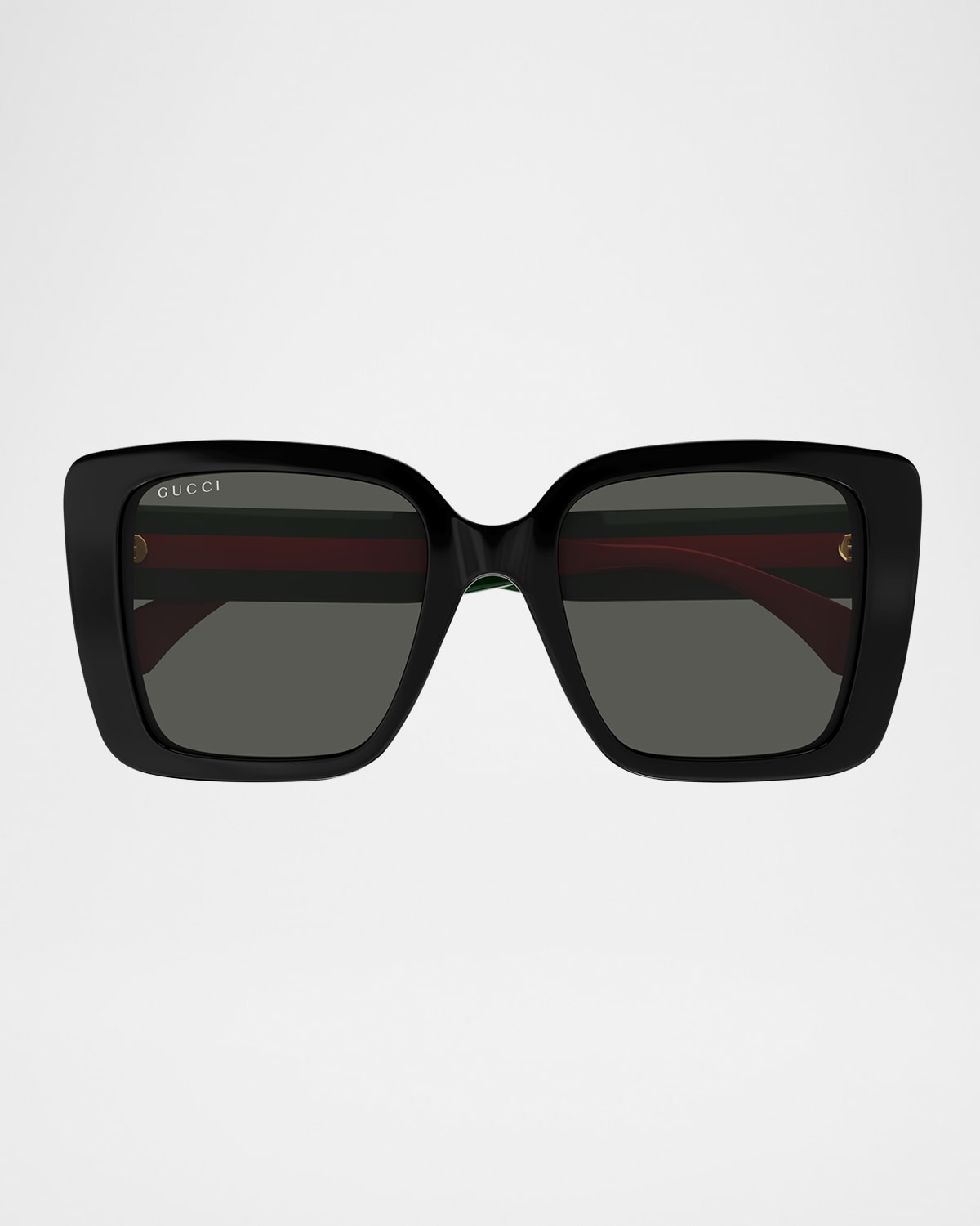 Gucci 1861s Recycled Acetate Rectangle Sunglasses In Black