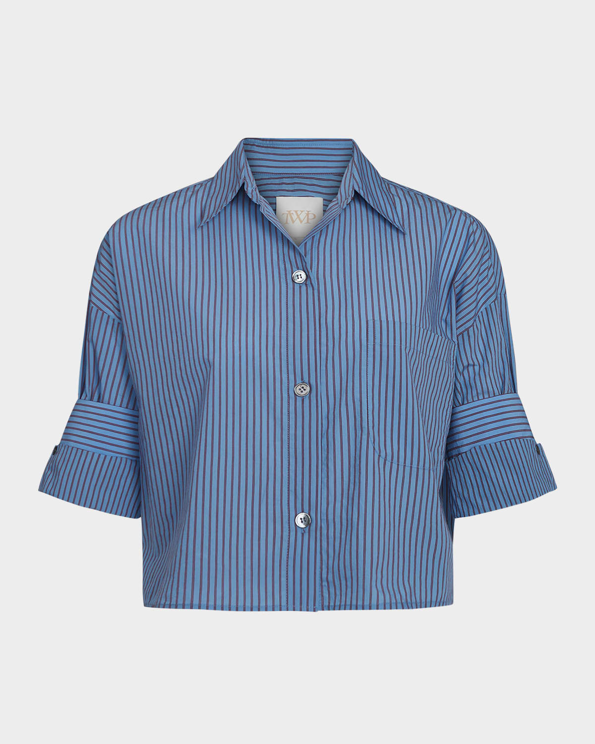 Next Ex Striped Button-Front Shirt