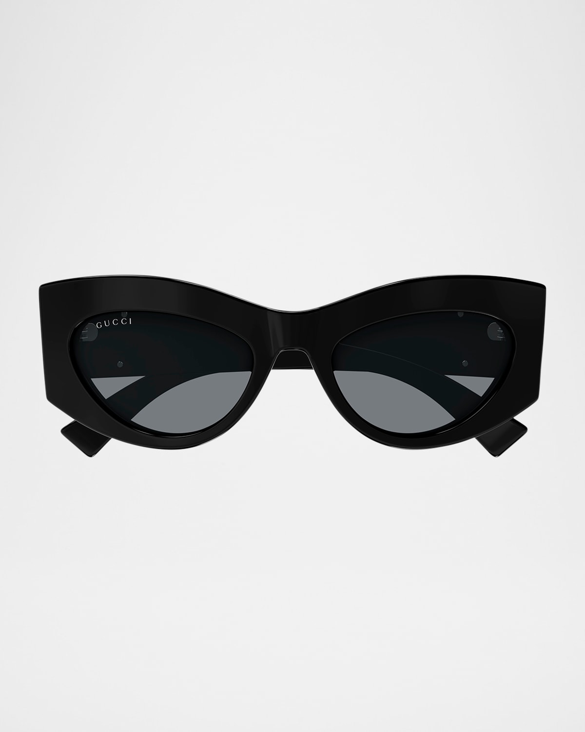 Gucci Cat-eye Acetate Sunglasses In Black