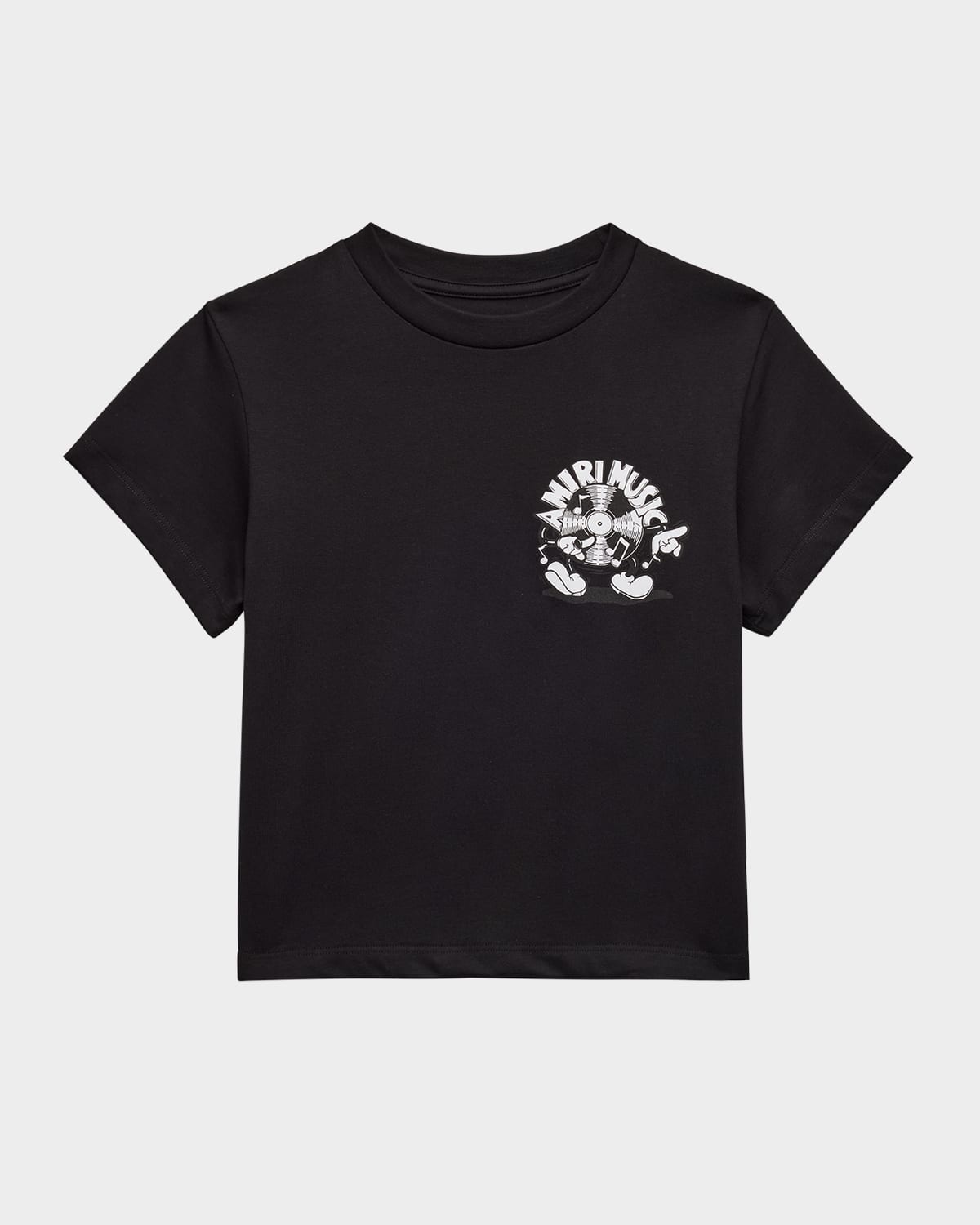 Amiri Boy's Music Record Graphic T-shirt In Black