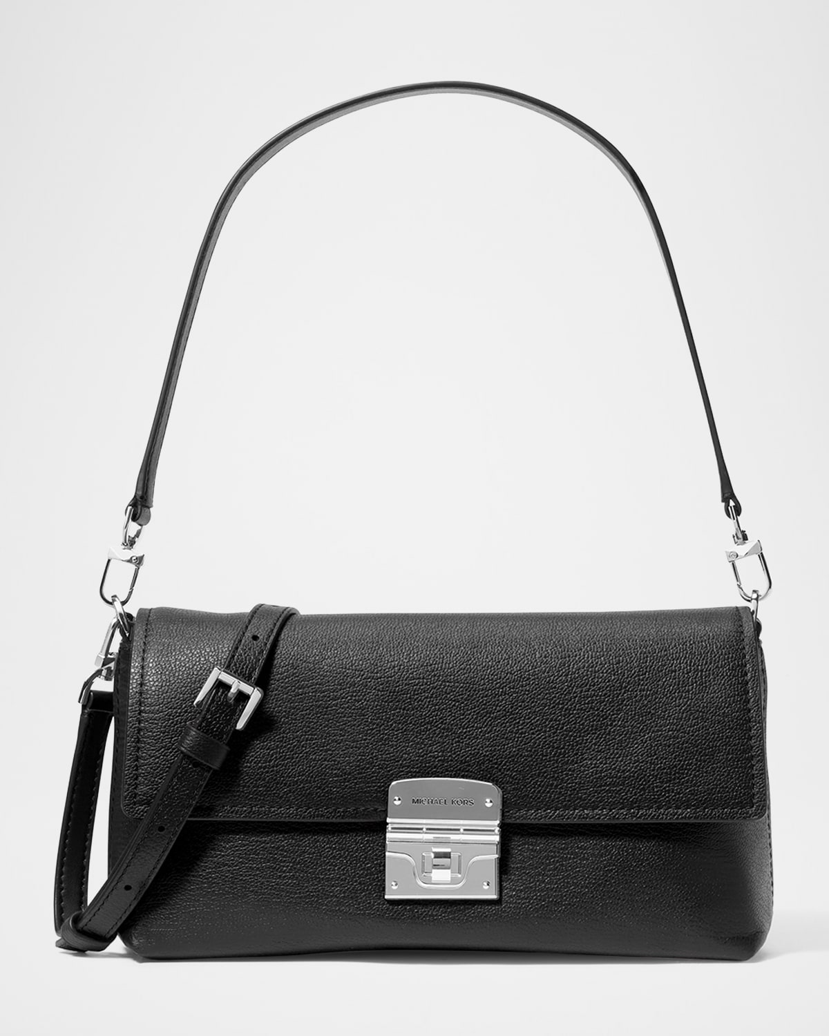 Michael Michael Kors Medium Pouchette Leather Crossbody Bag