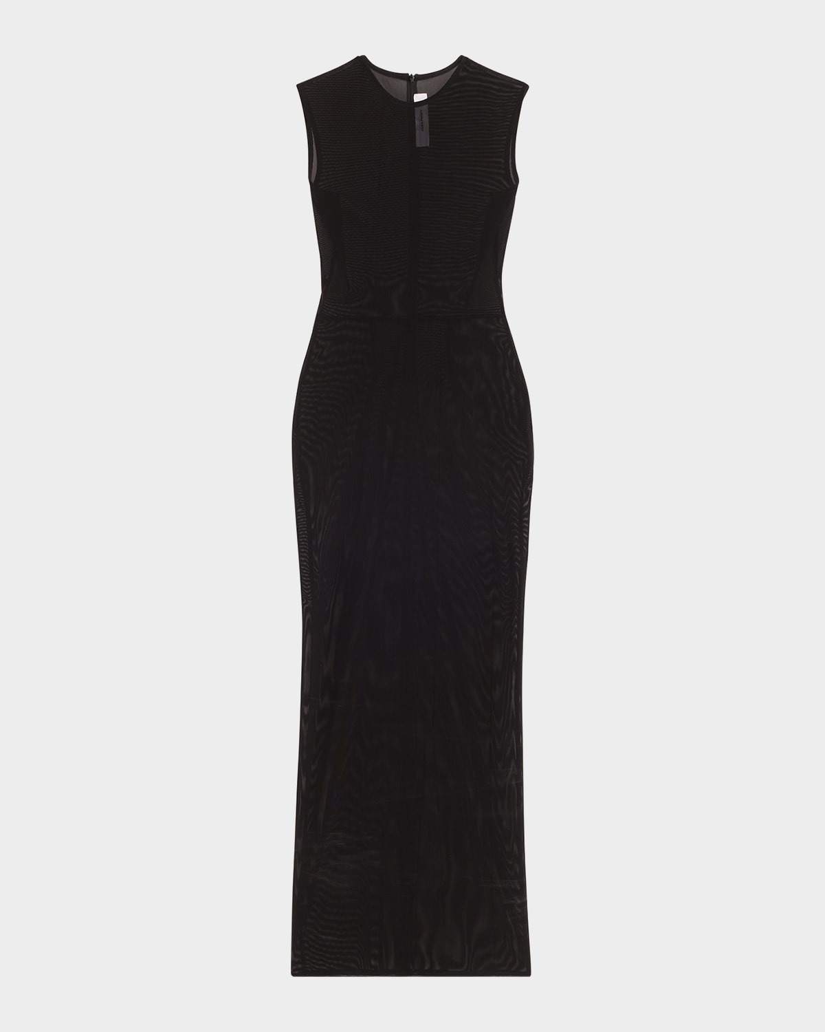 Alex Perry Power Mesh Sleeveless Midi Dress