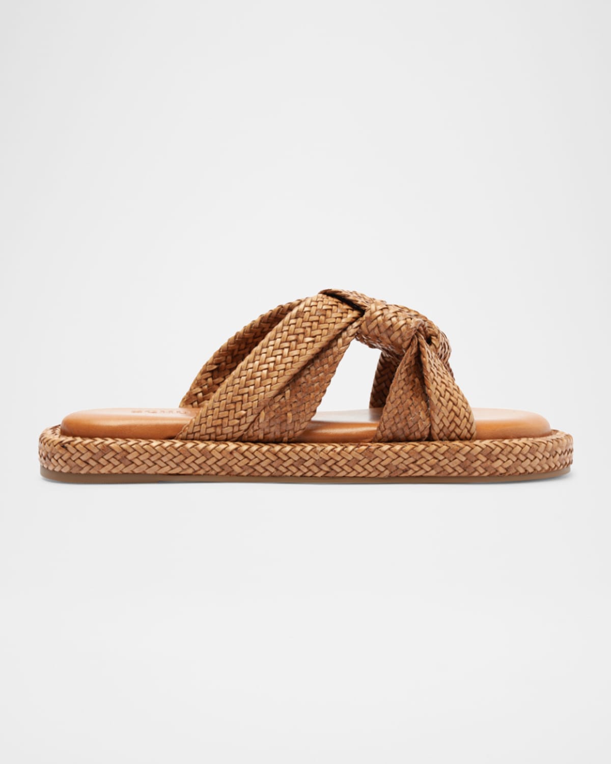 Kali Woven Knot Flat Slide Sandals