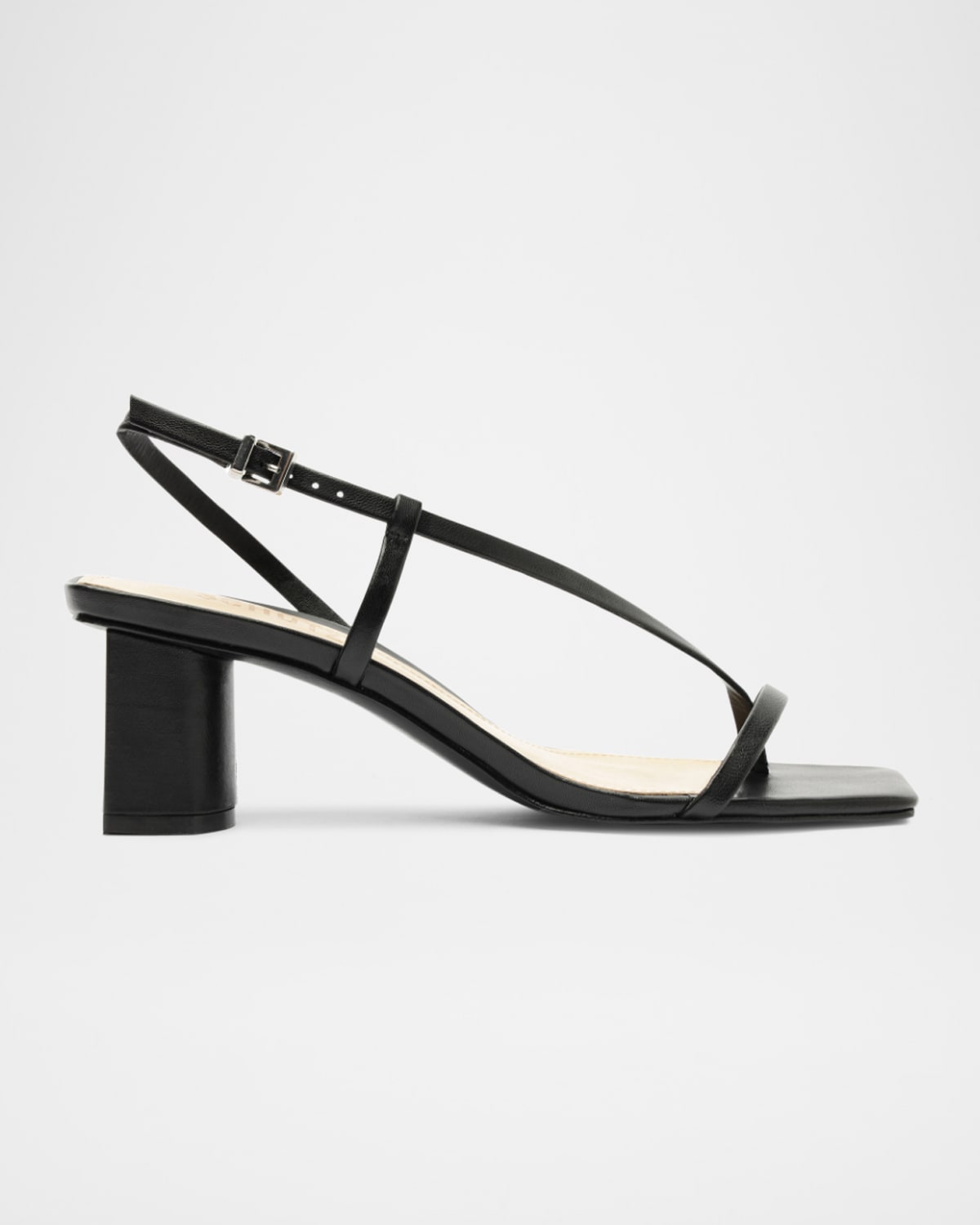 SCHUTZ HELOISE LEATHER SLINGBACK SANDALS 