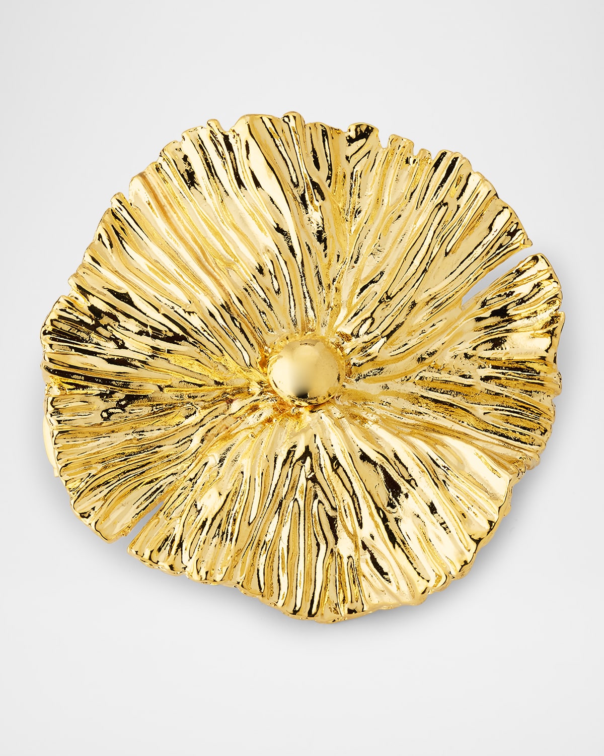 Lelet Ny Maya Floral Barrette In Gold