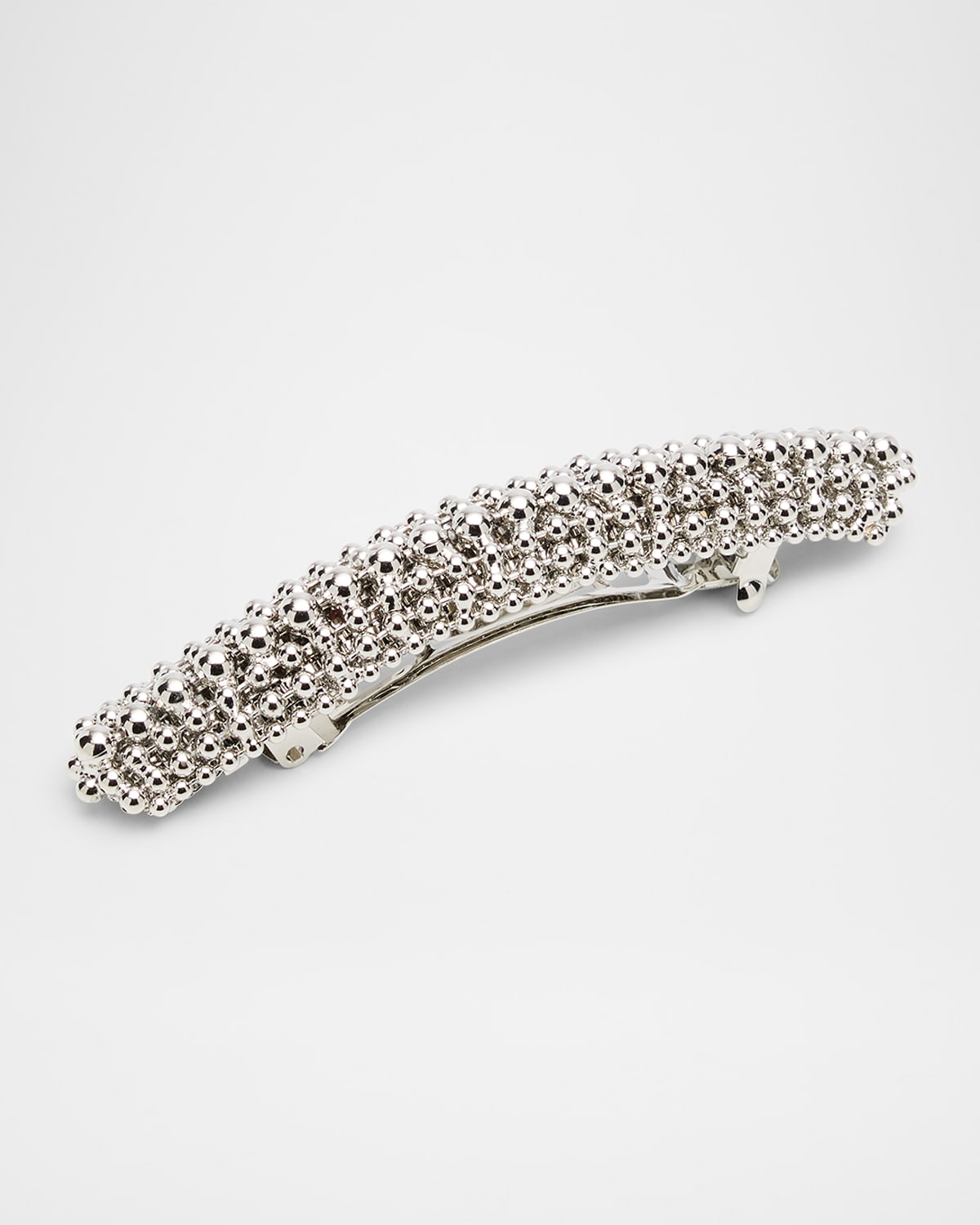 Lelet Ny Zoe Ball Chain Barrette In Rhodium