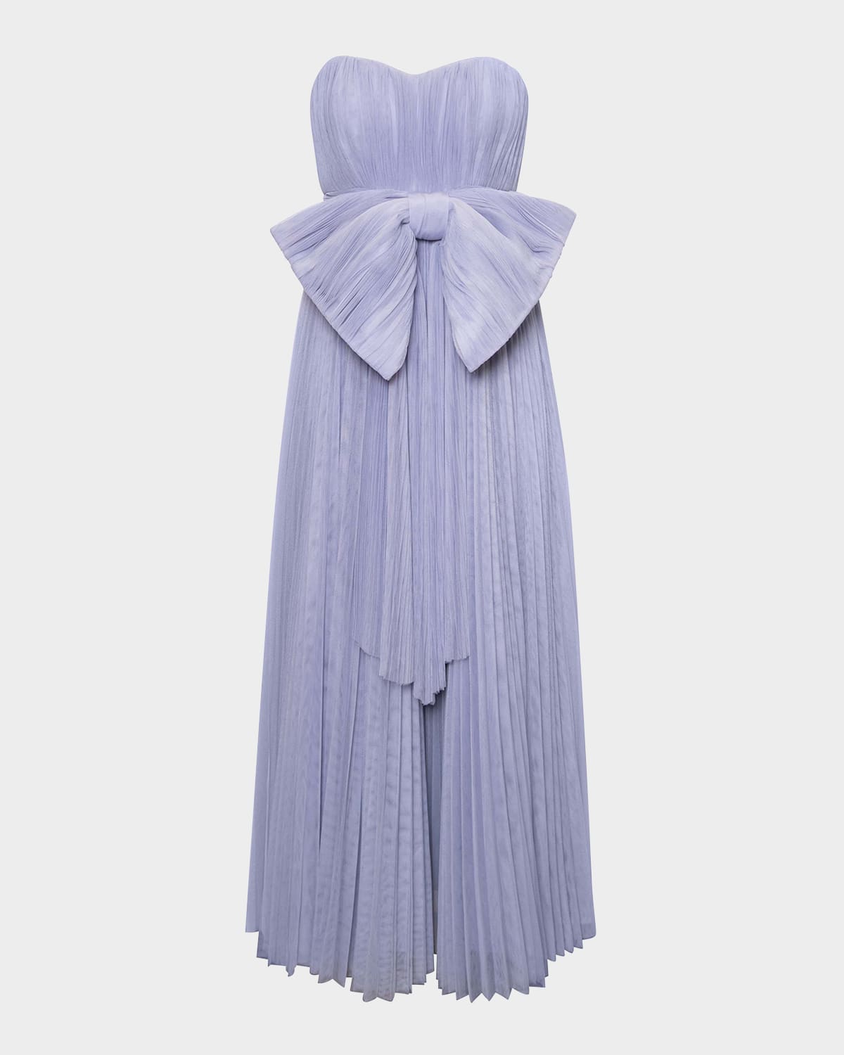 Hutch Cataline Sweetheart Strapless Maxi Dress In Lavender