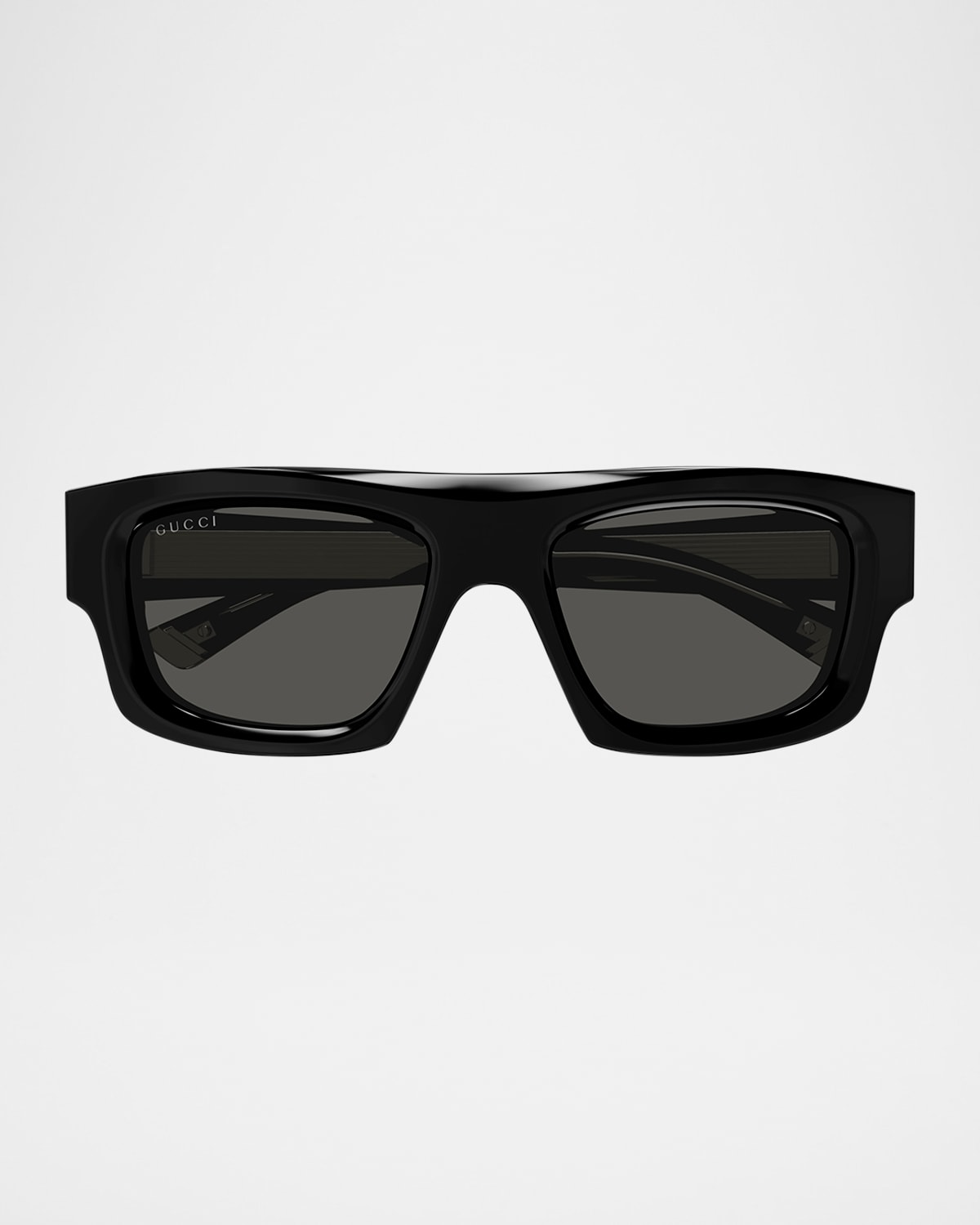Gucci Acetate Sunglasses In Shiny Black