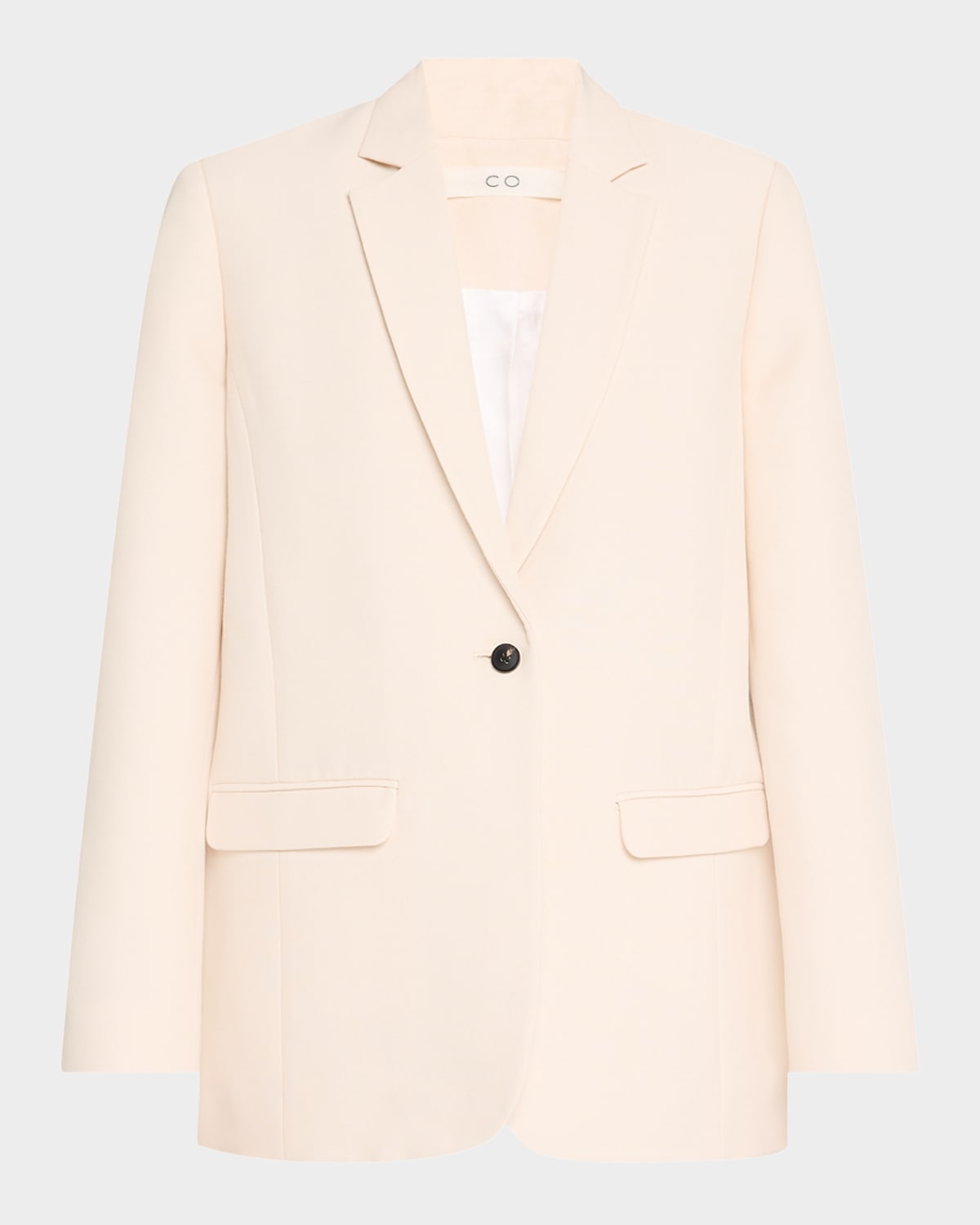 Co Boxy Single-breasted Blazer In Pink