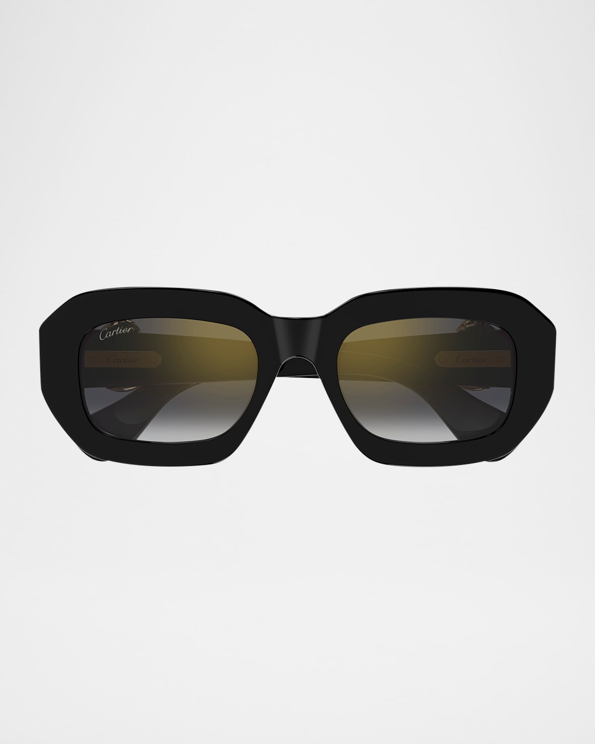 Cartier Acetate Rectangle Sunglasses