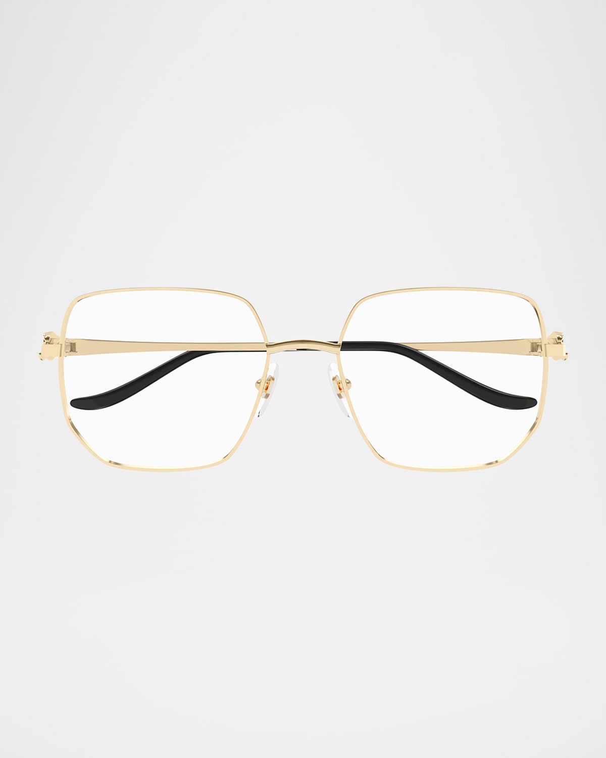 Cartier Rectangle Metal Optical Glasses