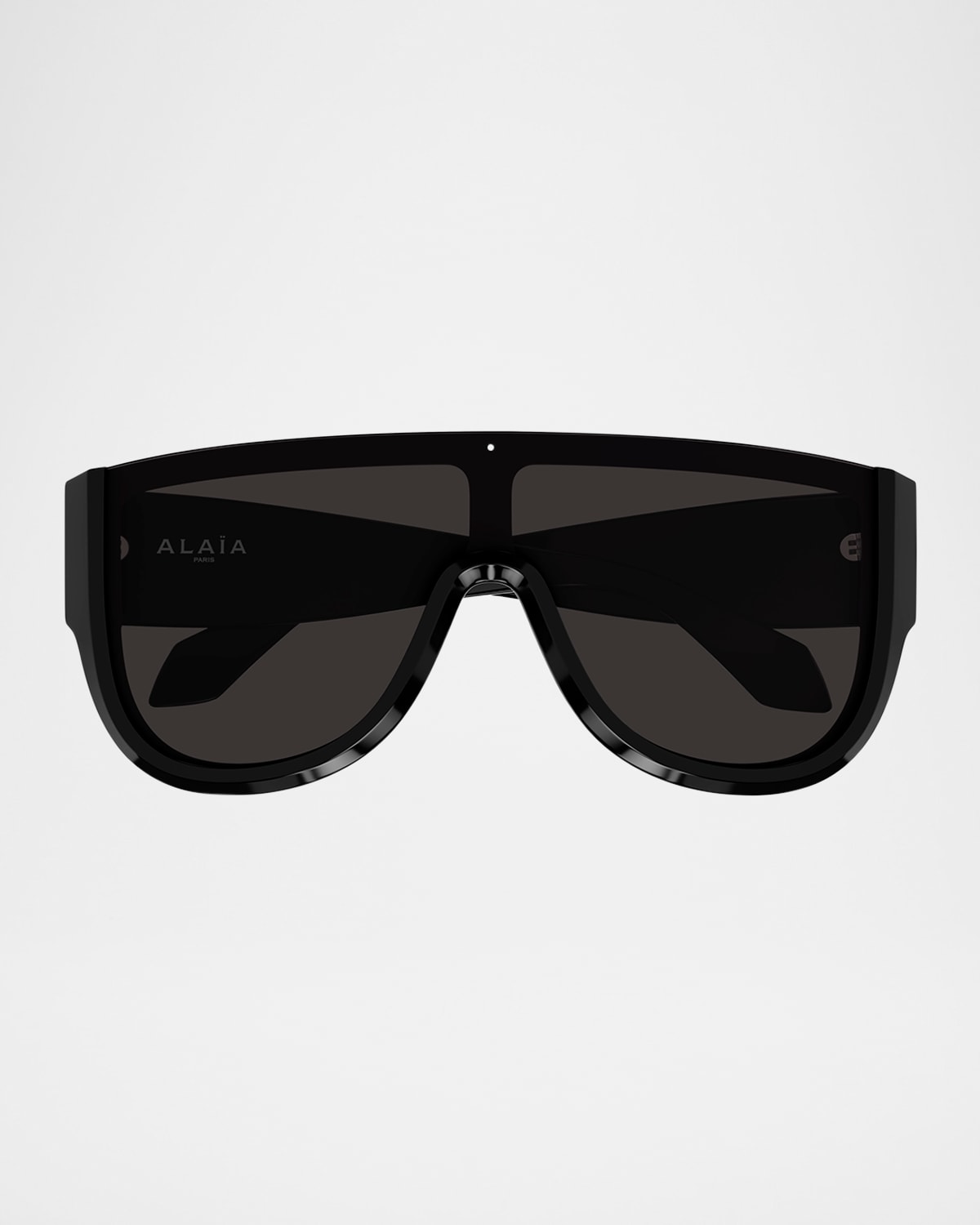 Alaïa Aa0087s Shield Acetate Sunglasses In Black